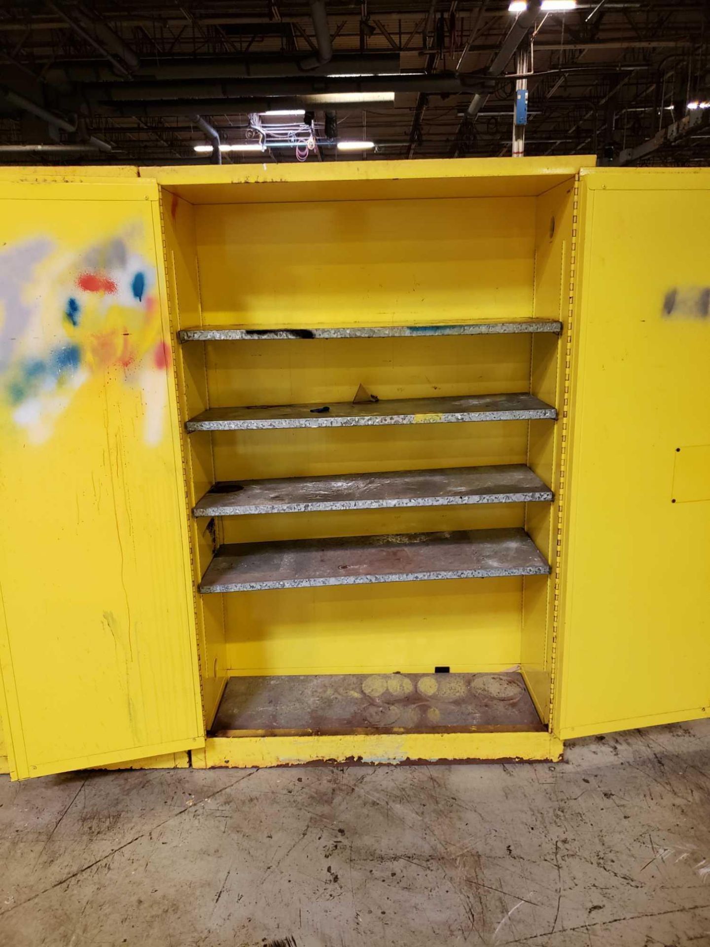 Flammable cabinet 18" Deep 43" Wide 65 1/4" Tall. - Image 3 of 3