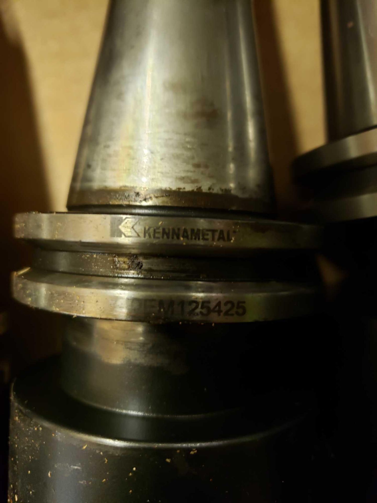 Qty 4 - Cat 40 tool holders. Most appear to be Kennametal. - Image 2 of 2