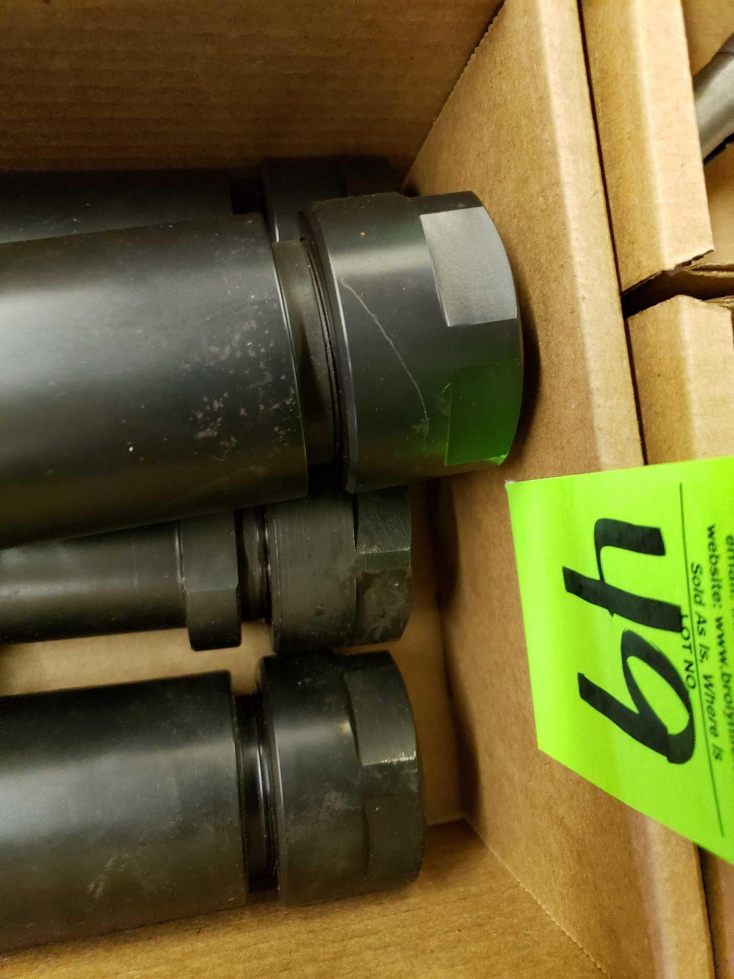 Qty 4 - Cat 40 tool holders. Most appear to be Kennametal. - Image 2 of 2