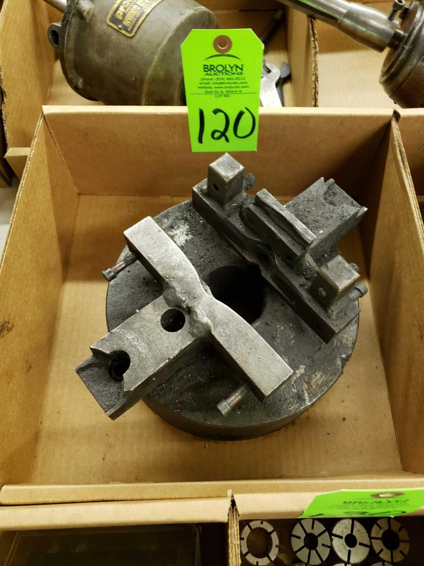 Two jaw chuck.