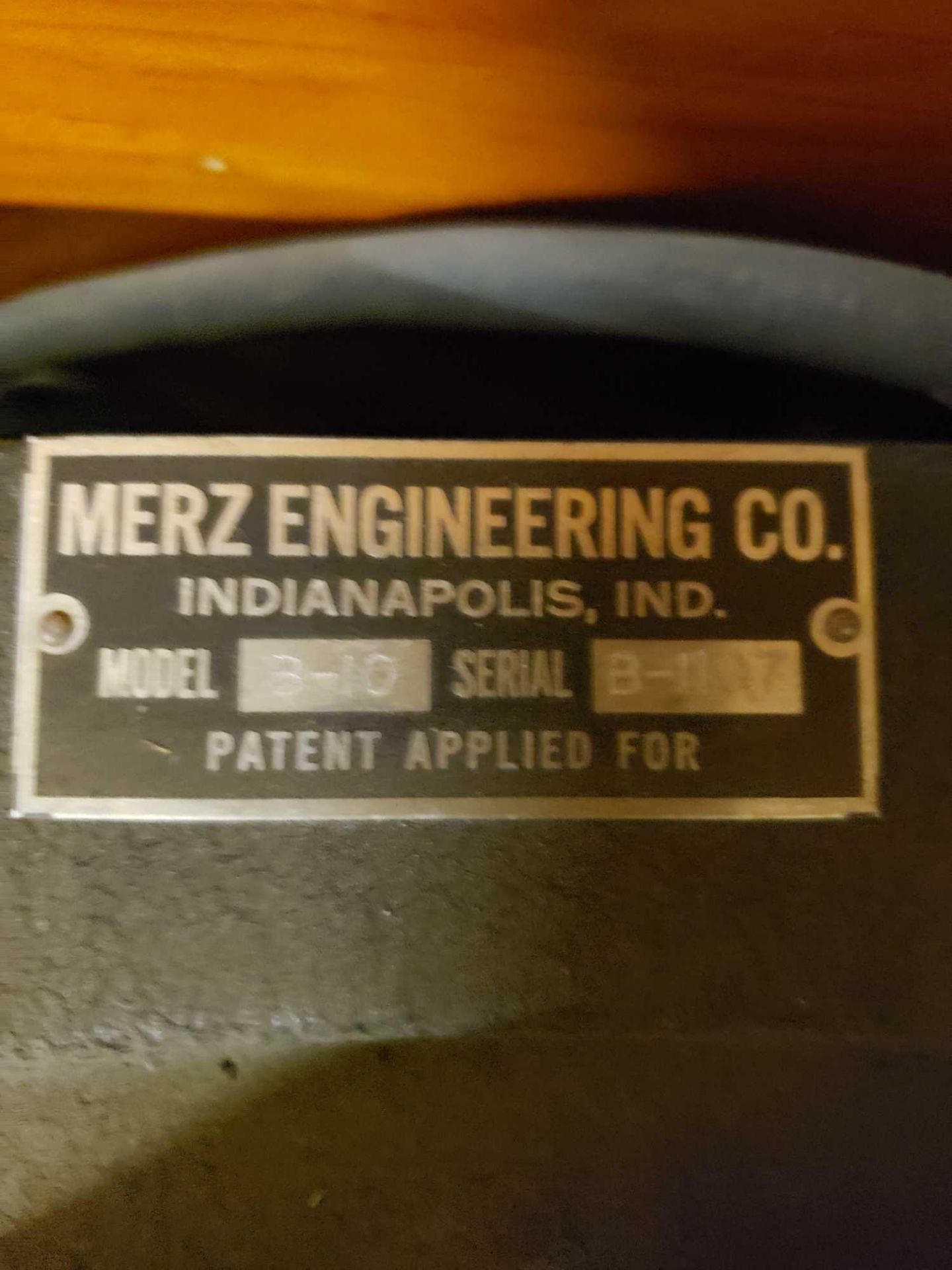 Merz engineering electronic hardness tester with case. - Image 3 of 3