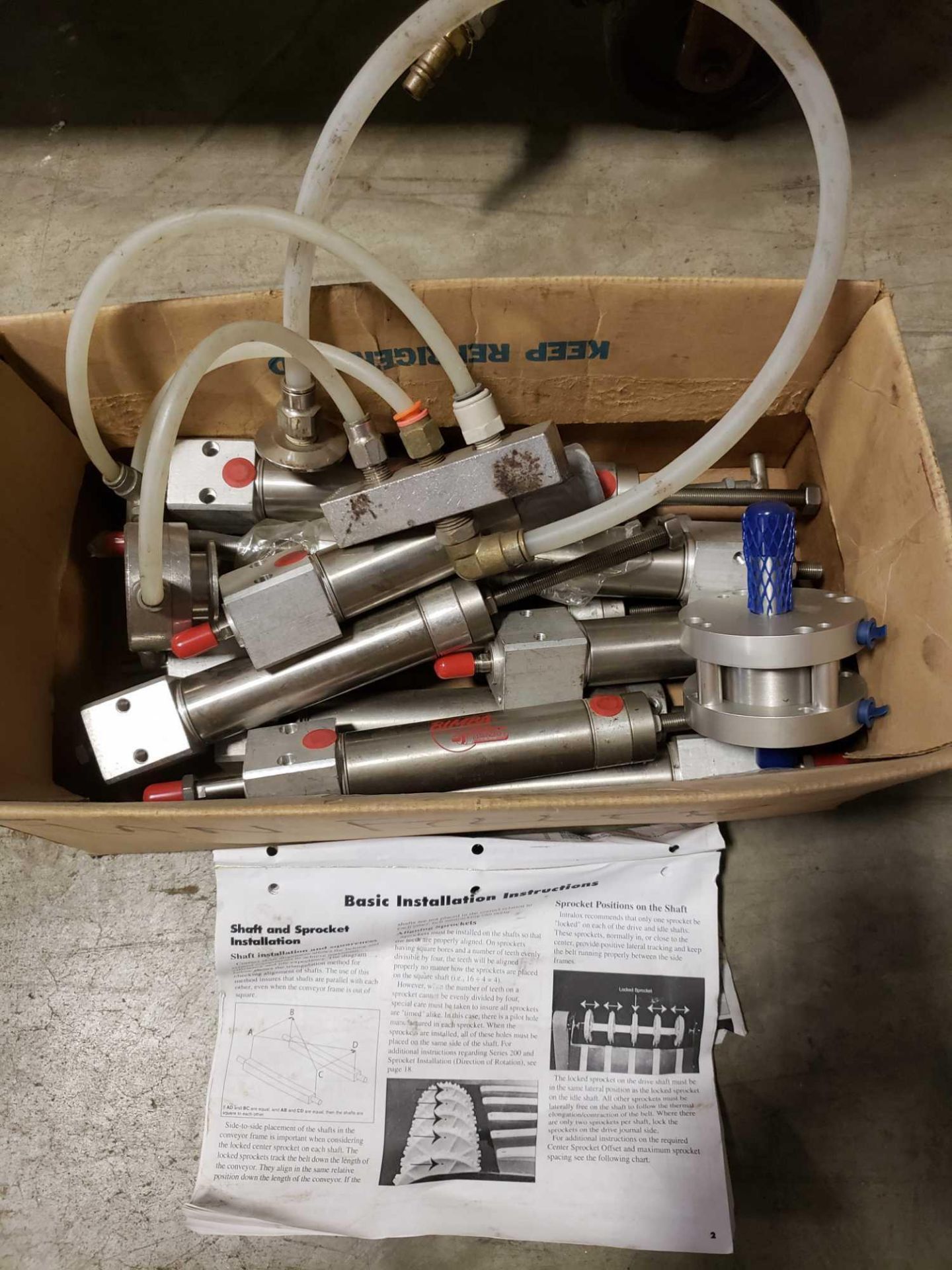 Stainless steel pneumatic rotary fill station, includes spares. - Image 7 of 8