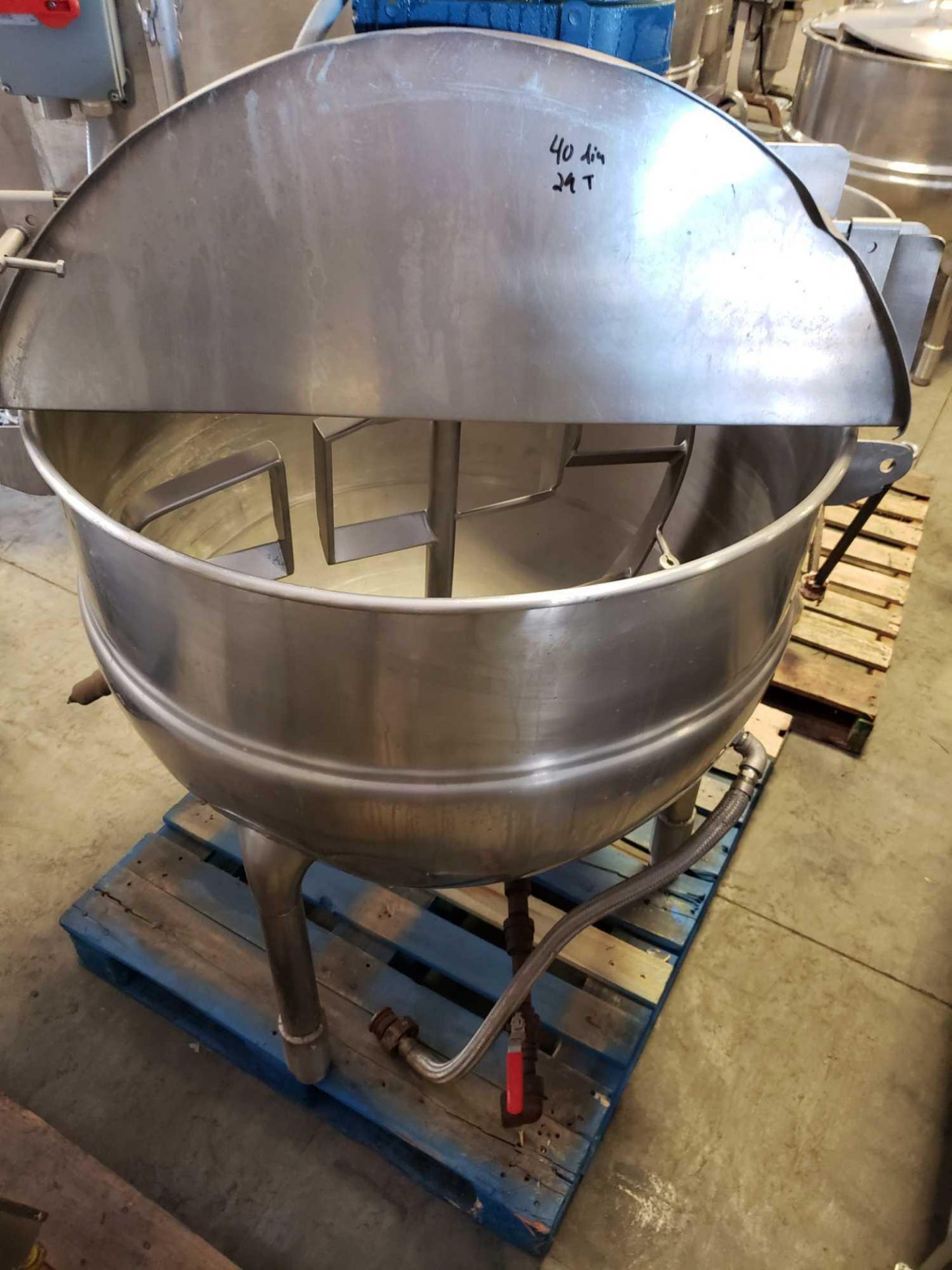 Hamilton 100 gallon electric mixing kettle. - Image 7 of 12