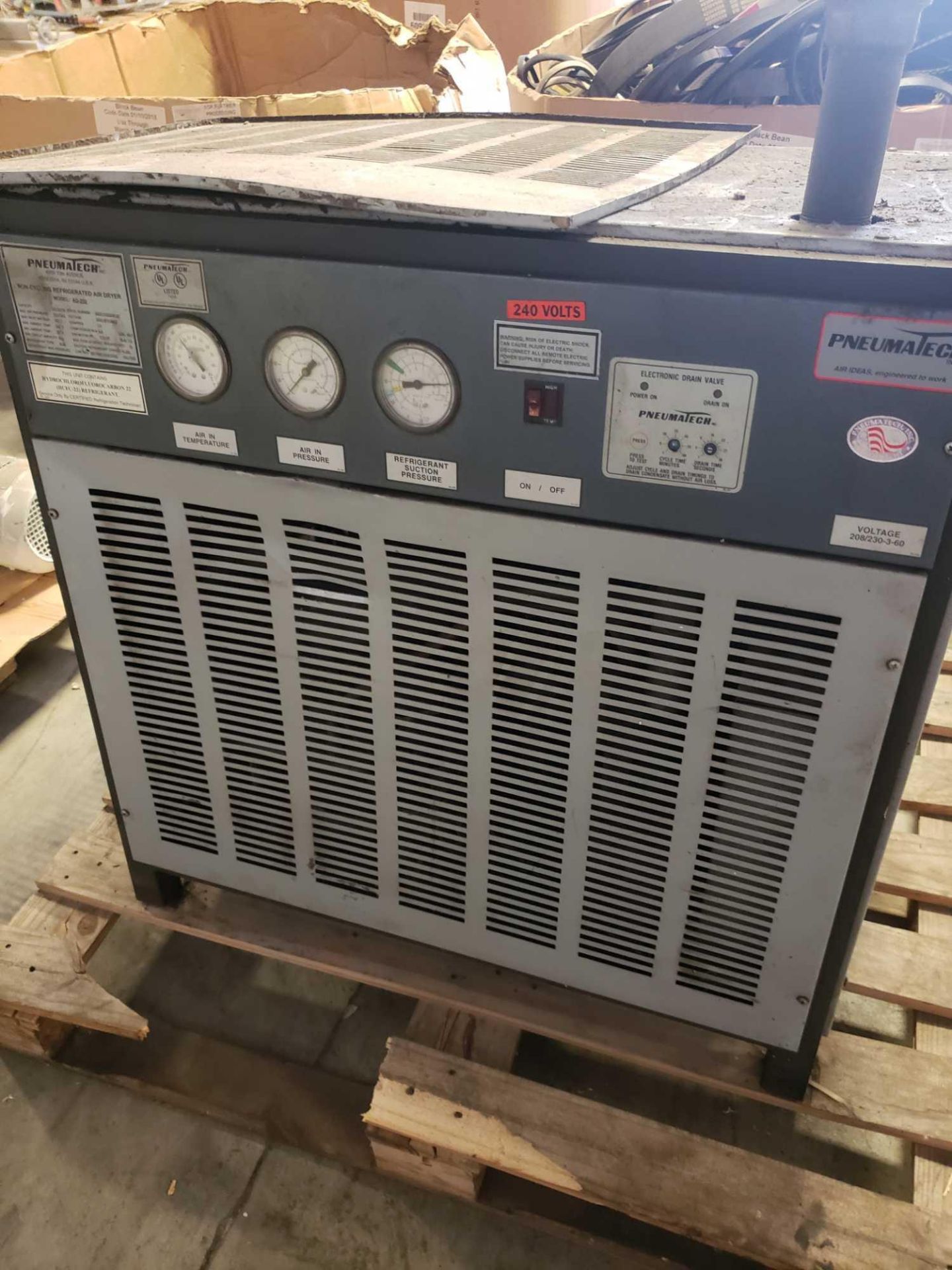 Pneumatech Model AD-250 refrigerated air dryer. 250cfm, 150psig, 230v 3 phase. - Image 2 of 4