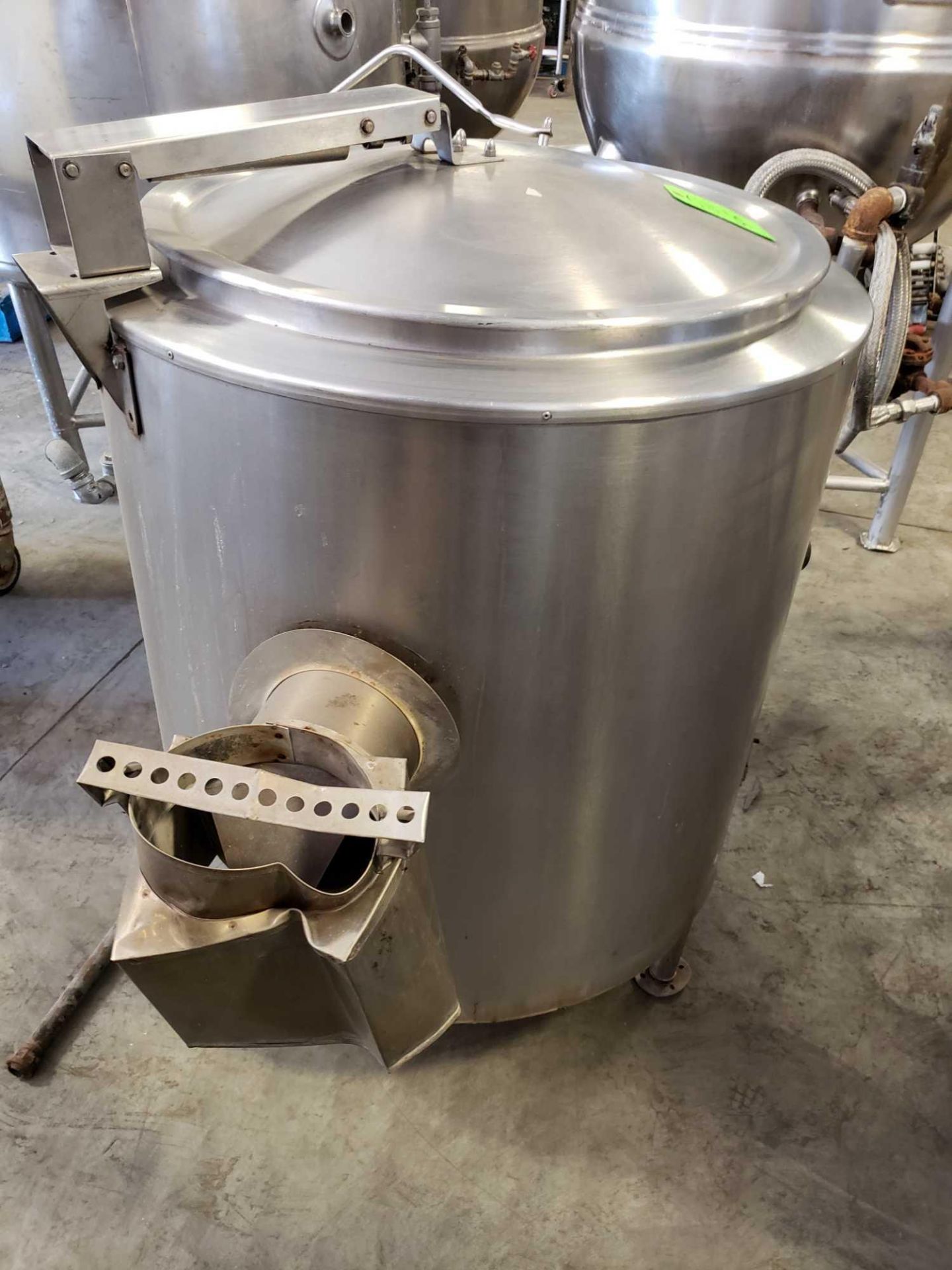 Groen model AH/1E-40, 40 gallon nat gas steam jacketed kettle. 100k btu. Mfg date 2008. - Image 6 of 10