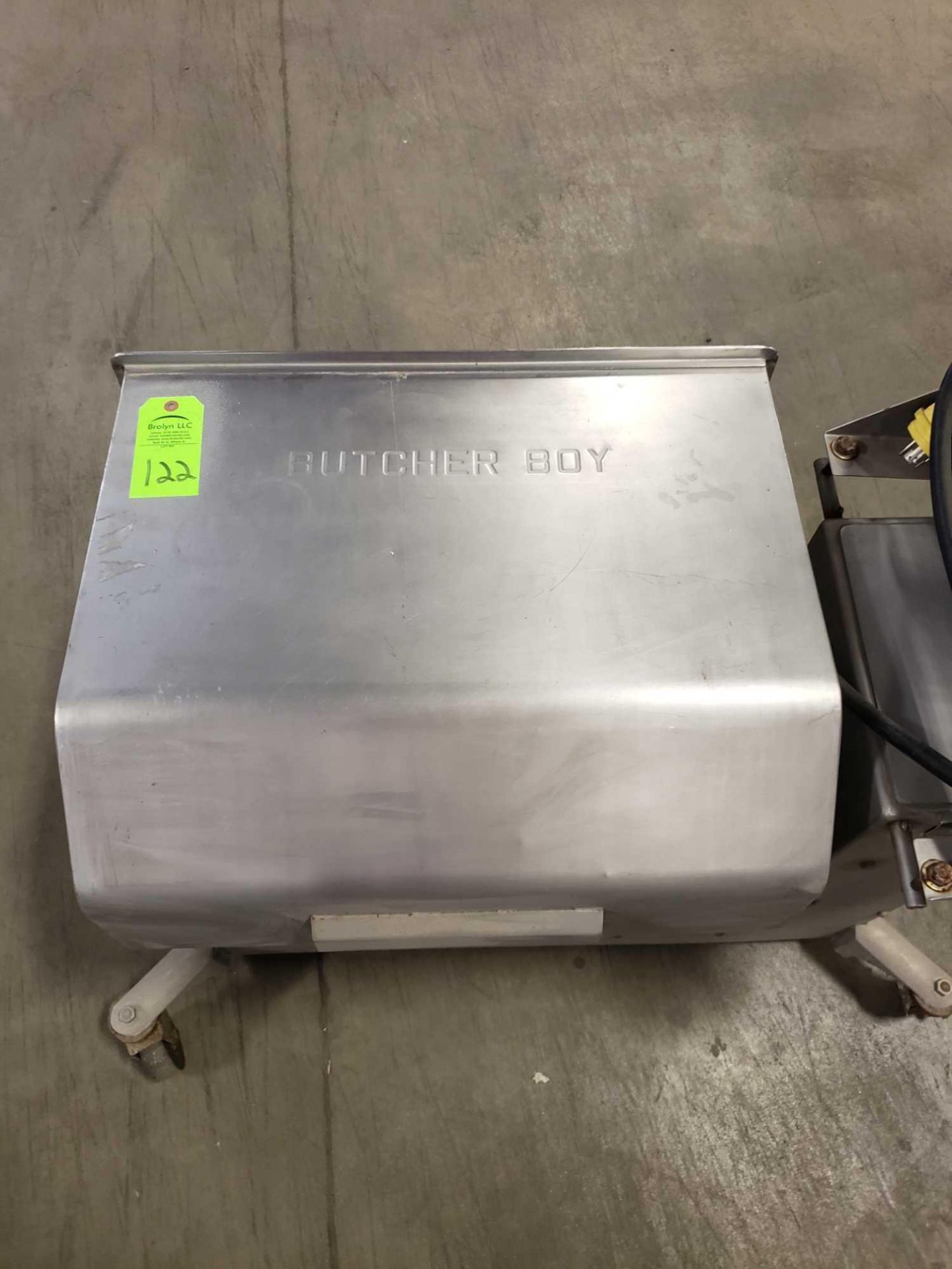 Butch Boy Model 150F meat mixer. 1hp, 3 phase, 230v. - Image 3 of 8