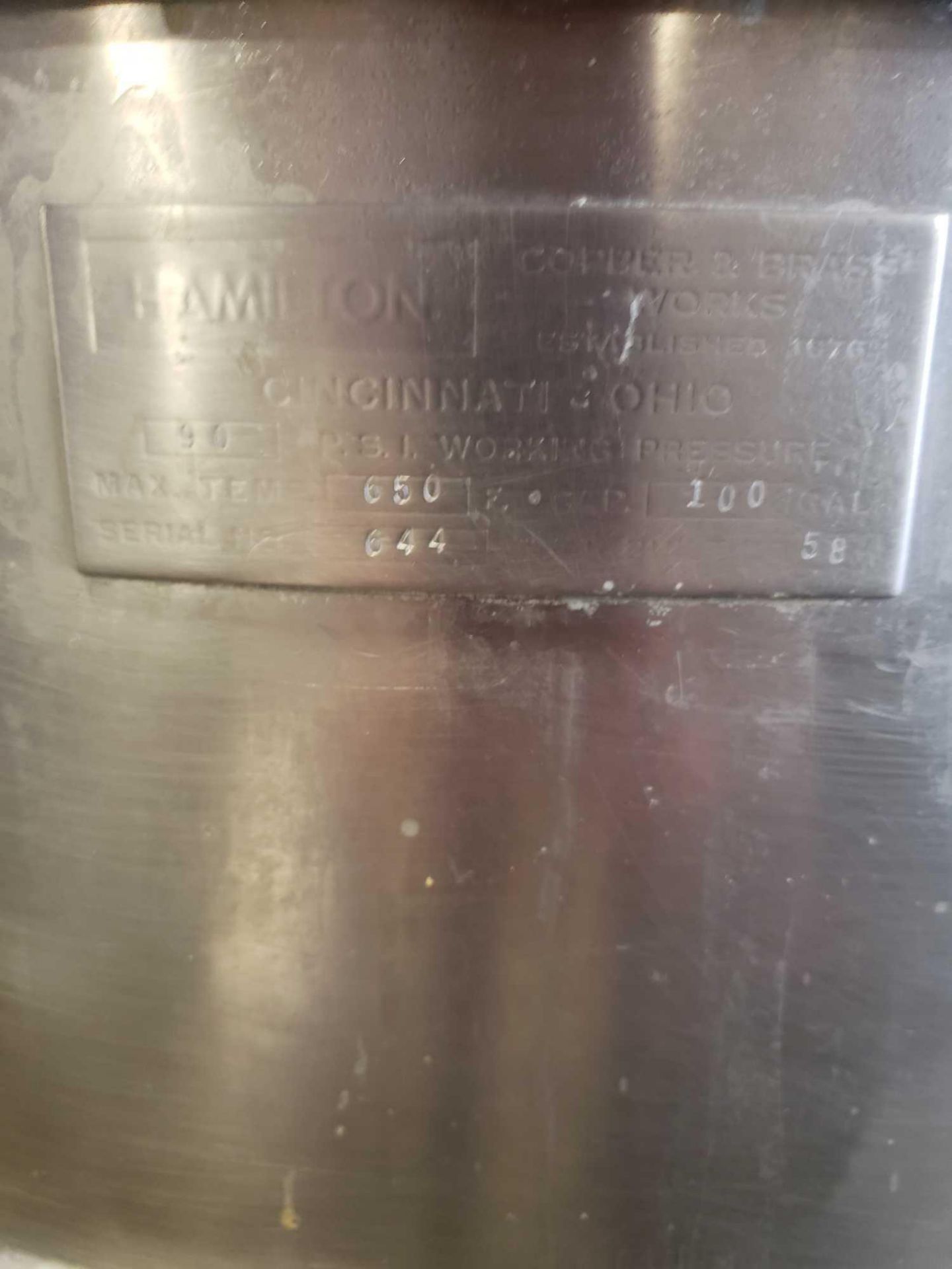 Hamilton 100 gallon electric mixing kettle. - Image 2 of 12