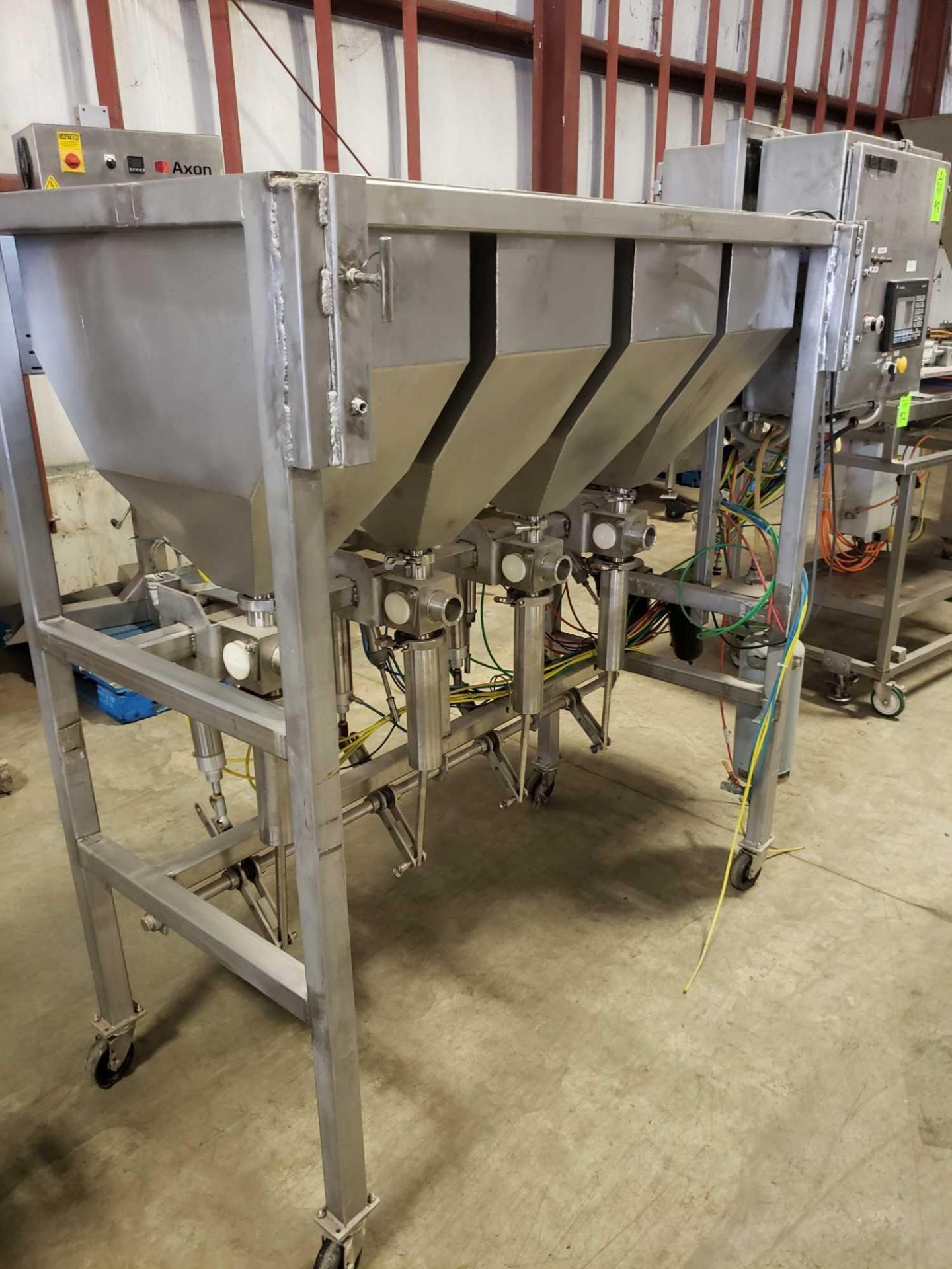 4 hopper stainless filler machine with Allen Bradley PLC. - Image 2 of 13