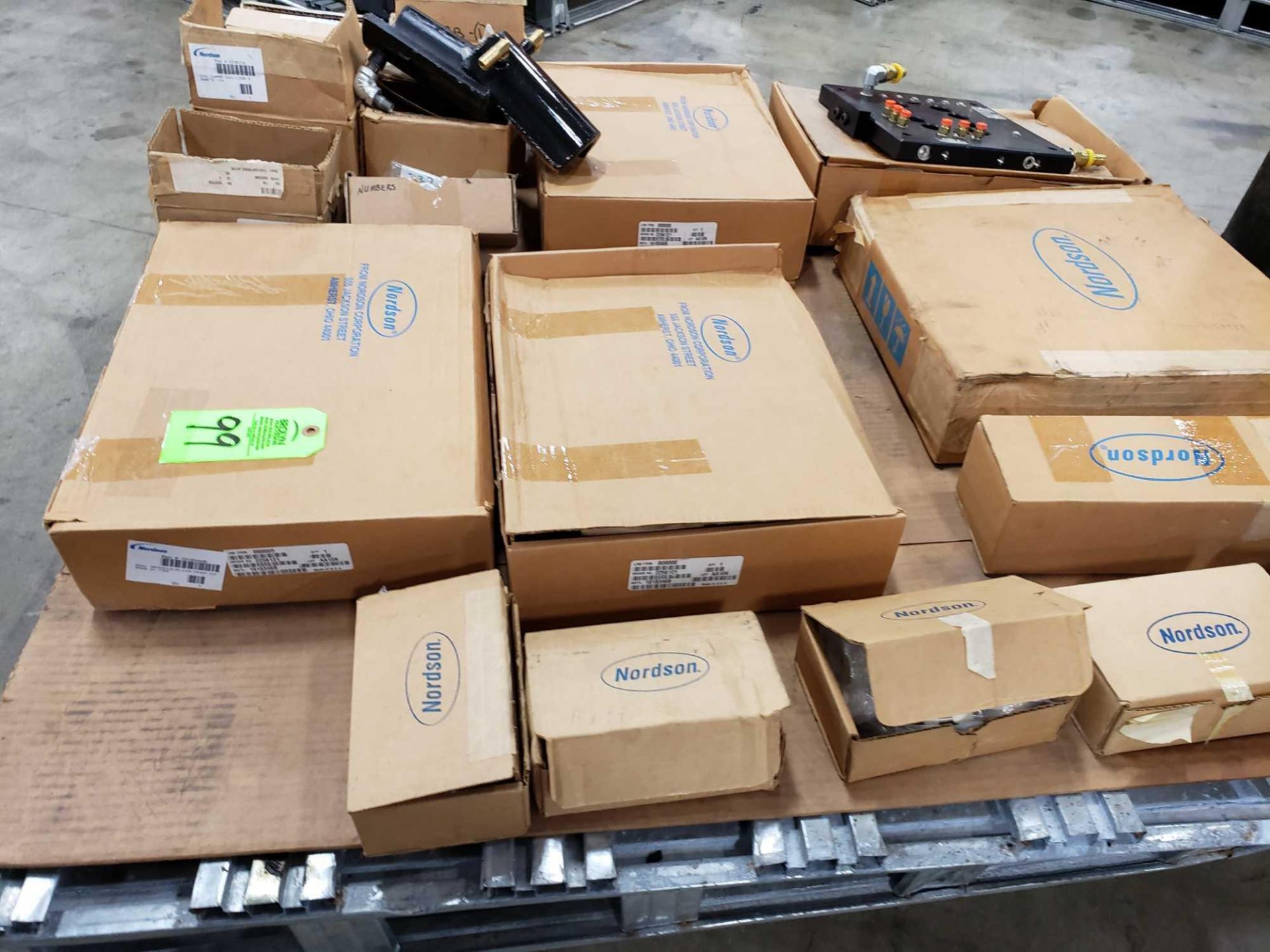 Pallet of assorted Nordson parts new in boxes. - Image 3 of 4