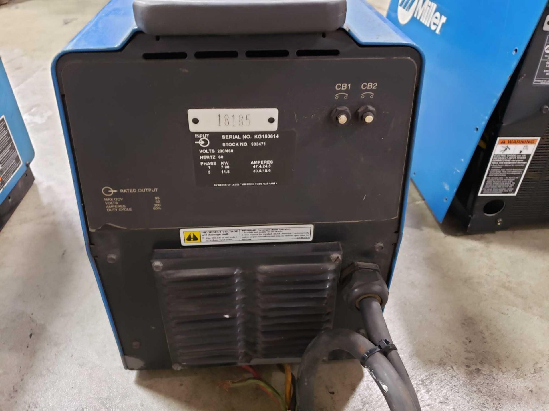 Miller XMT304 CC/CV welding power supply 230/460v, single and 3-phase. - Image 2 of 3