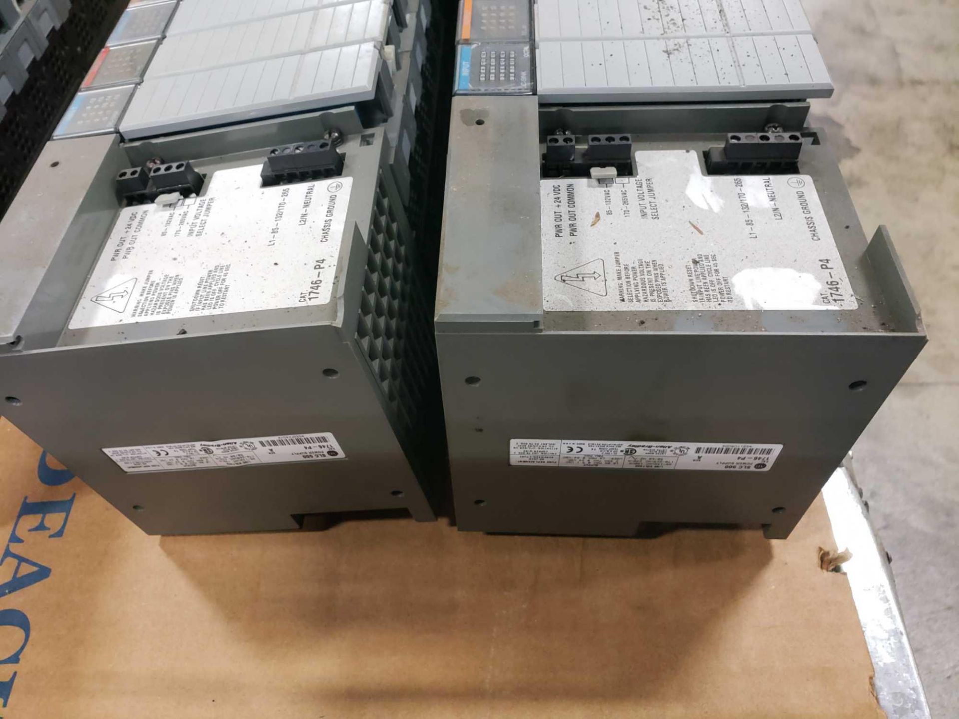 Qty 2 - Allen Bradley SLC500 racks with cards as pictured. - Image 2 of 2