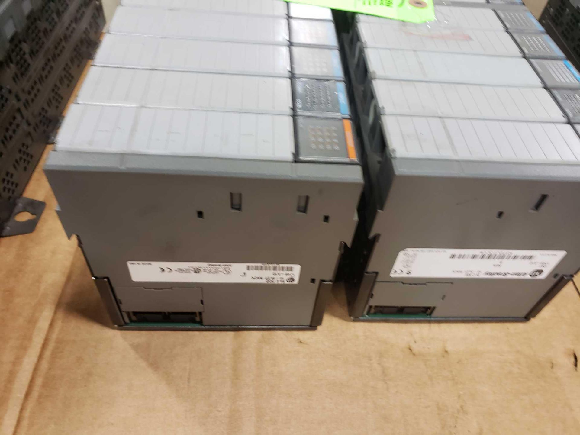 Qty 2 - Allen Bradley SLC500 racks with cards as pictured. - Image 2 of 2