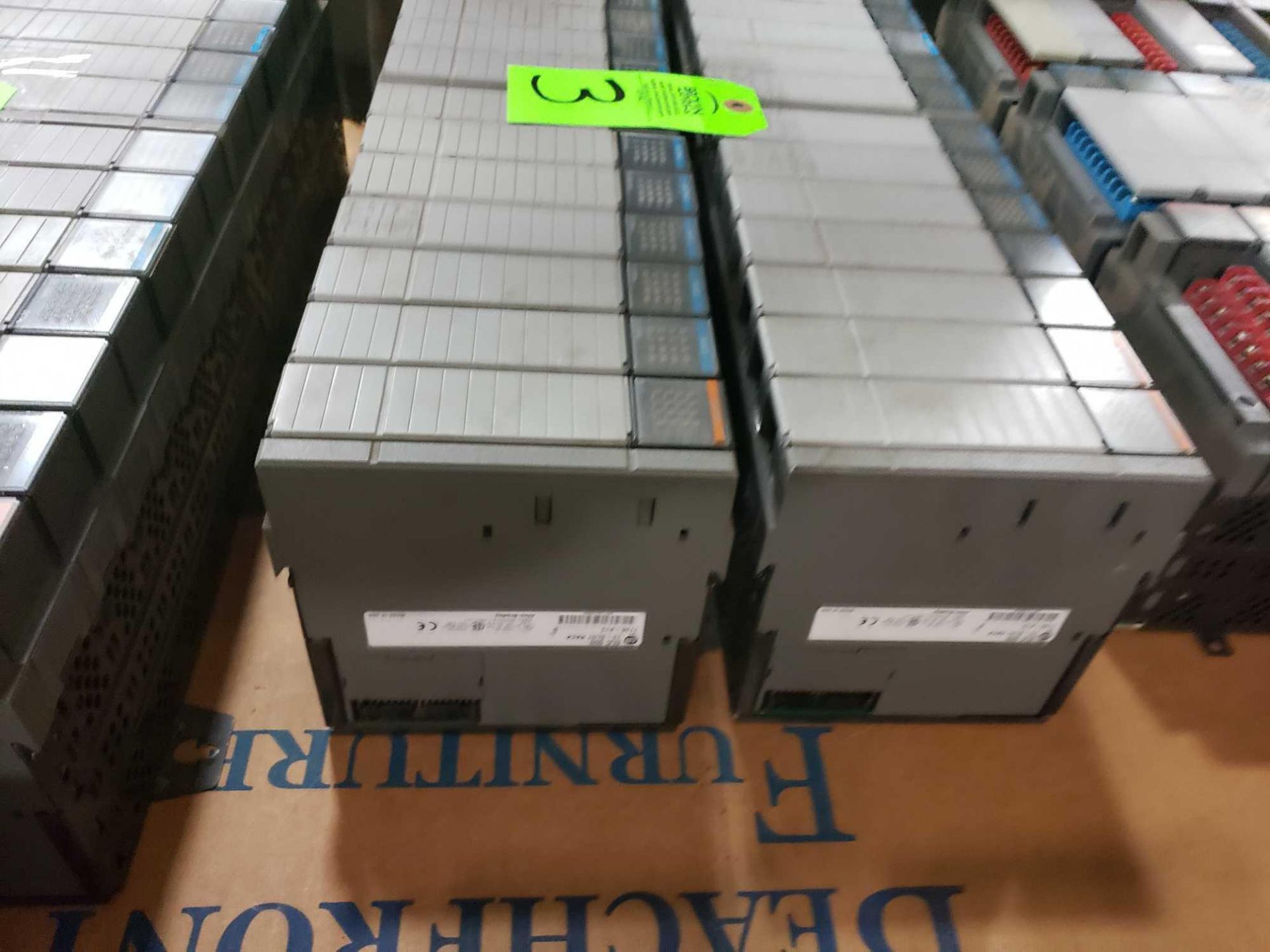 Qty 2 - Allen Bradley SLC500 racks with cards as pictured. - Image 2 of 2