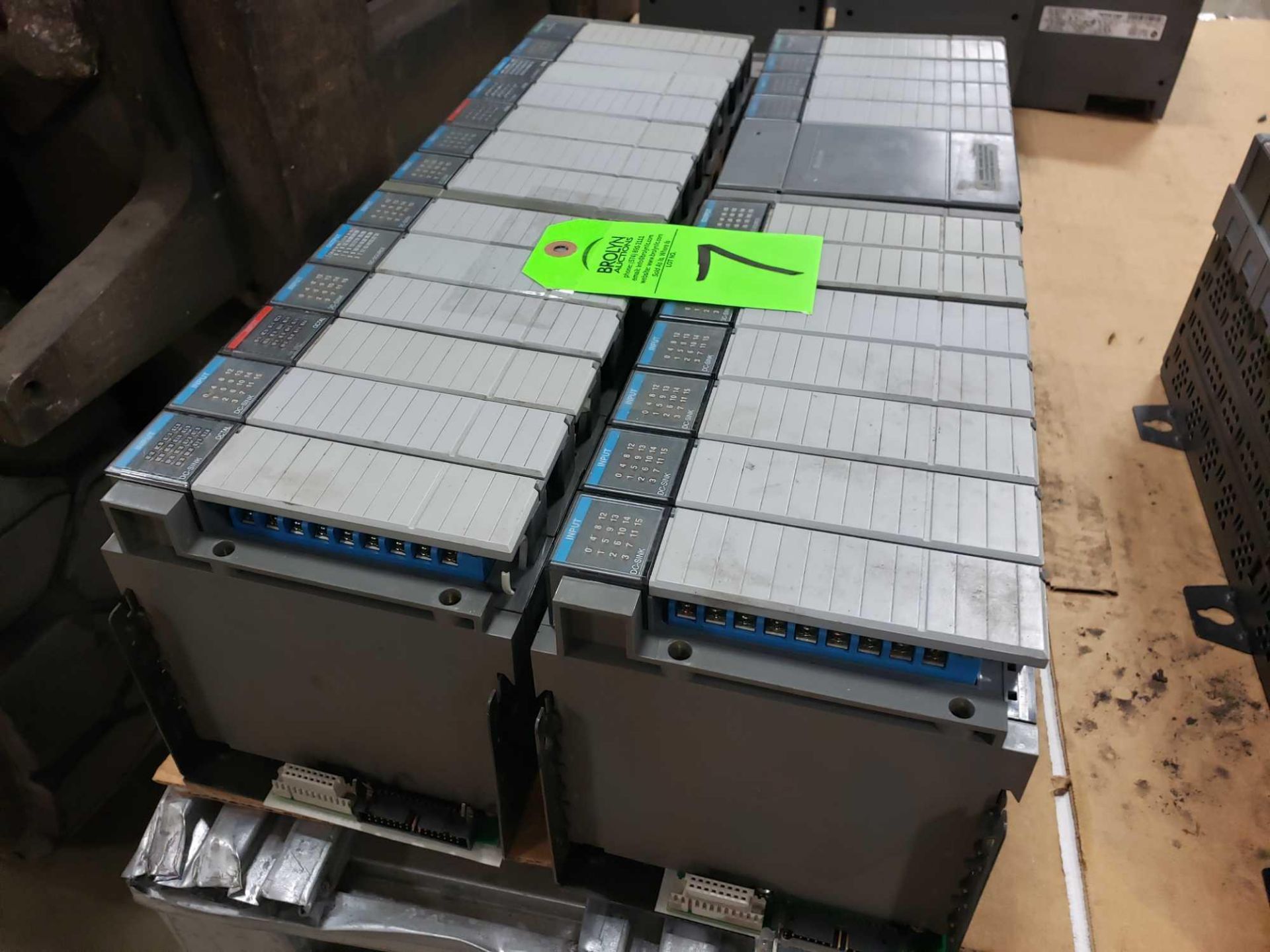 Qty 2 - Allen Bradley SLC500 racks with cards as pictured. - Image 2 of 2