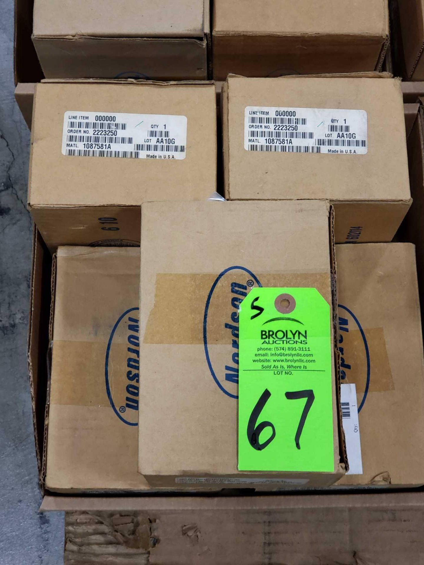 Qty 5 - Nordson model 1087581A. New in boxes.