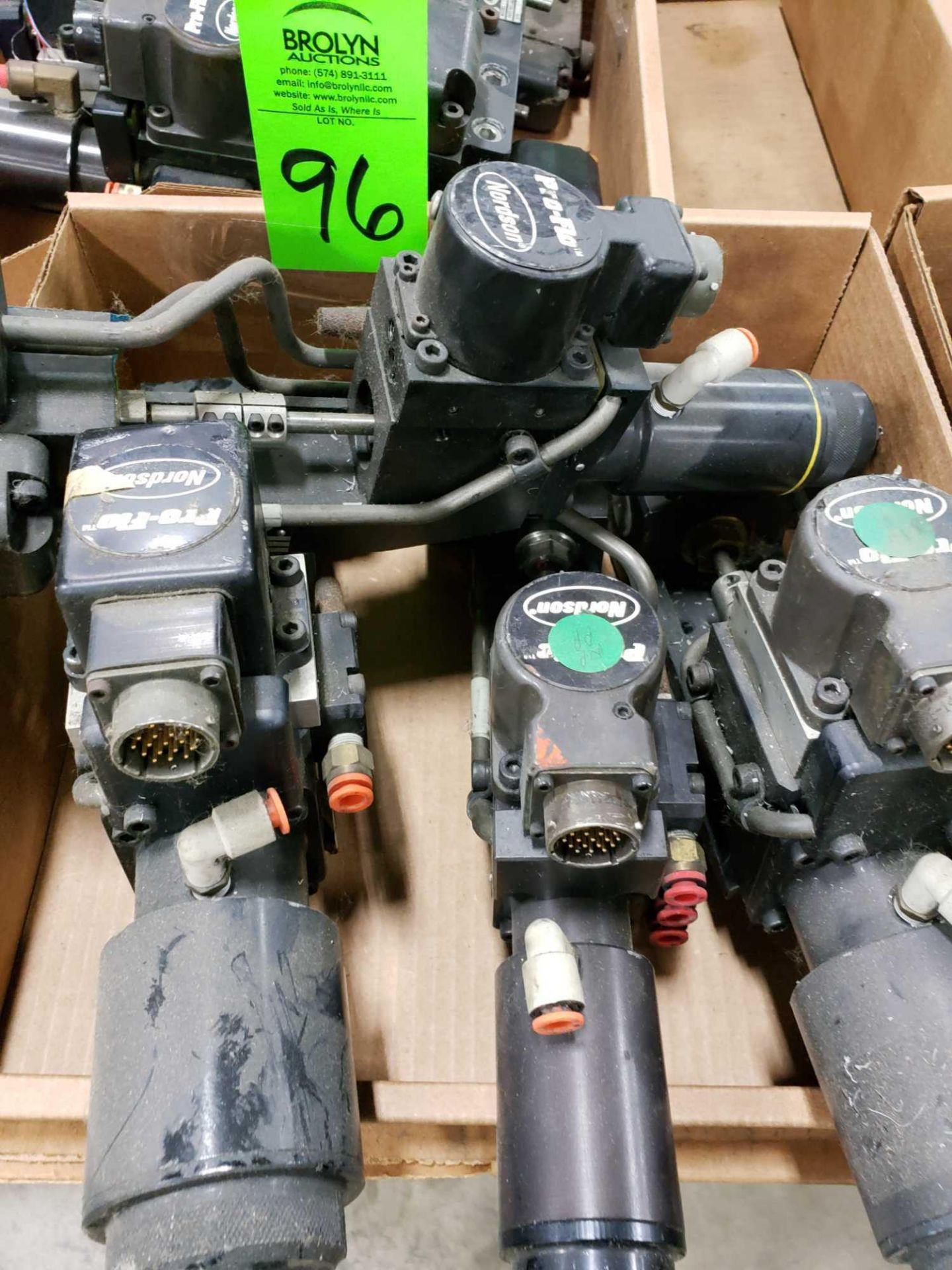 Qty 4 - assorted Nordson Pro-Flo pumps.