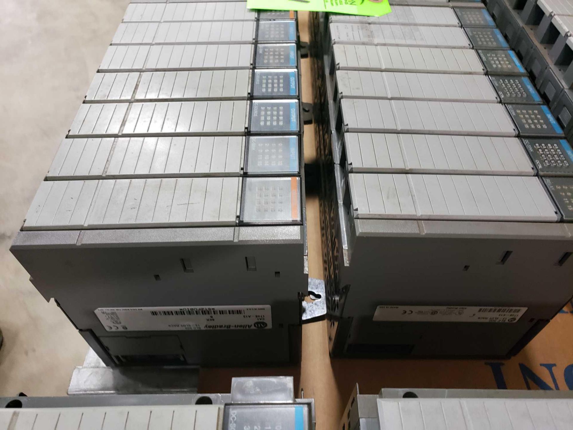 Qty 2 - Allen Bradley SLC500 racks with cards as pictured. - Image 2 of 2