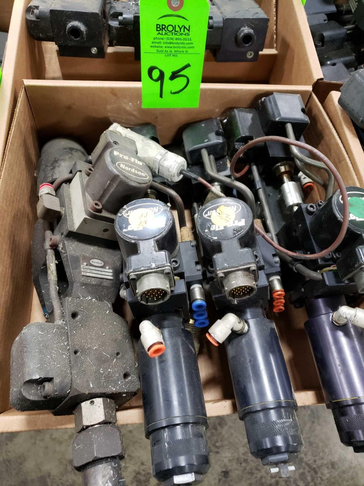 Qty 4 - assorted Nordson Pro-Flo pumps.
