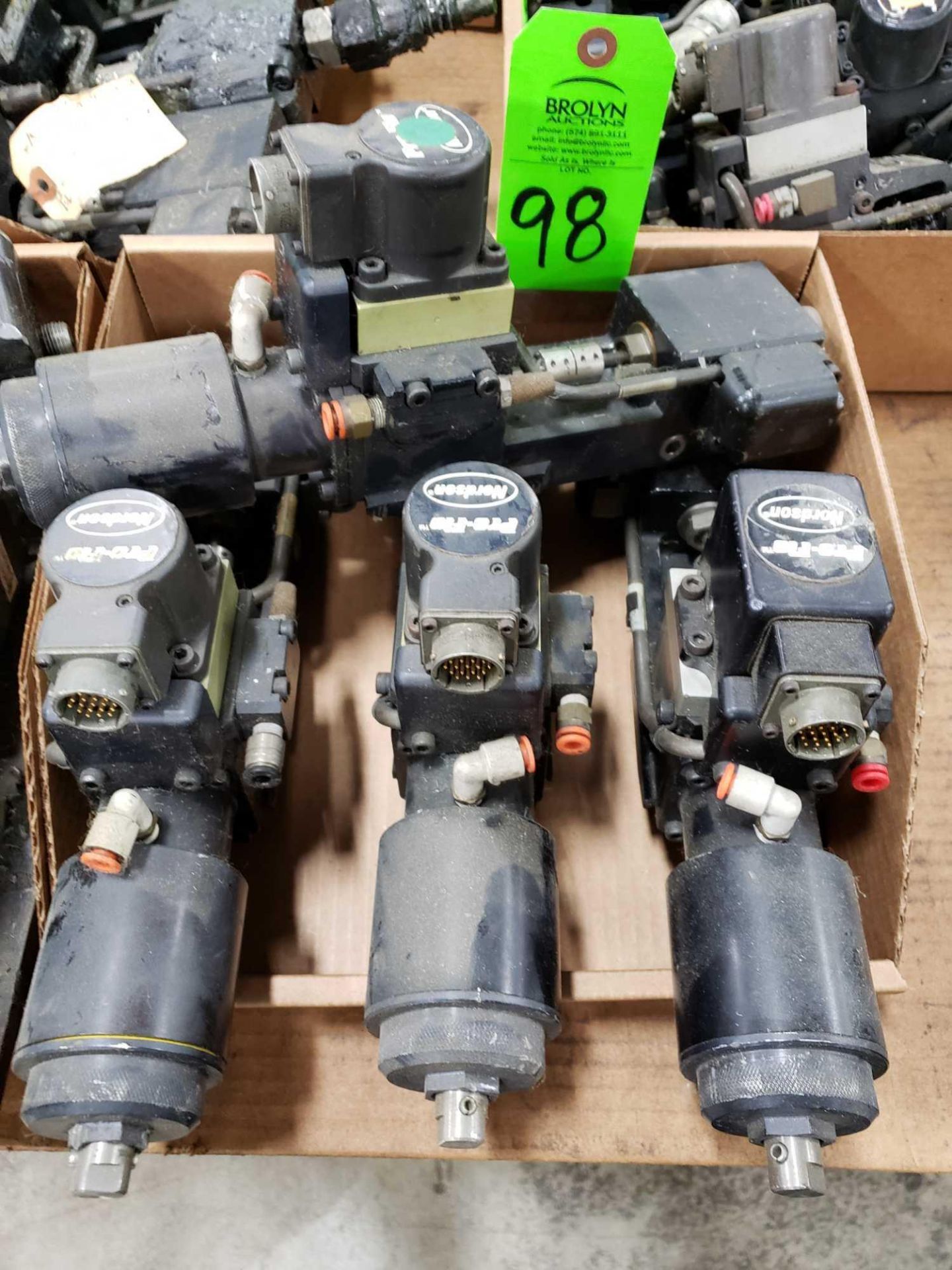 Qty 4 - assorted Nordson Pro-Flo pumps.