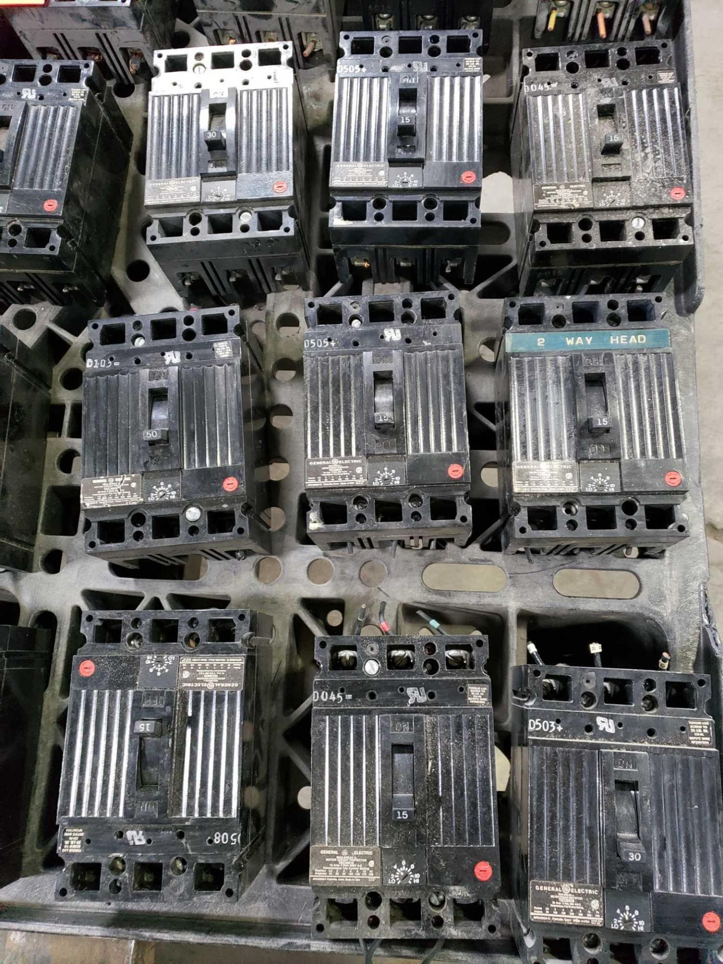 Pallet of assorted molded case breakers. - Image 2 of 4