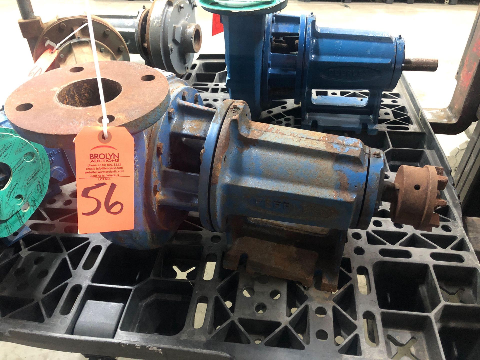 Peerless pump model F2-83GA.