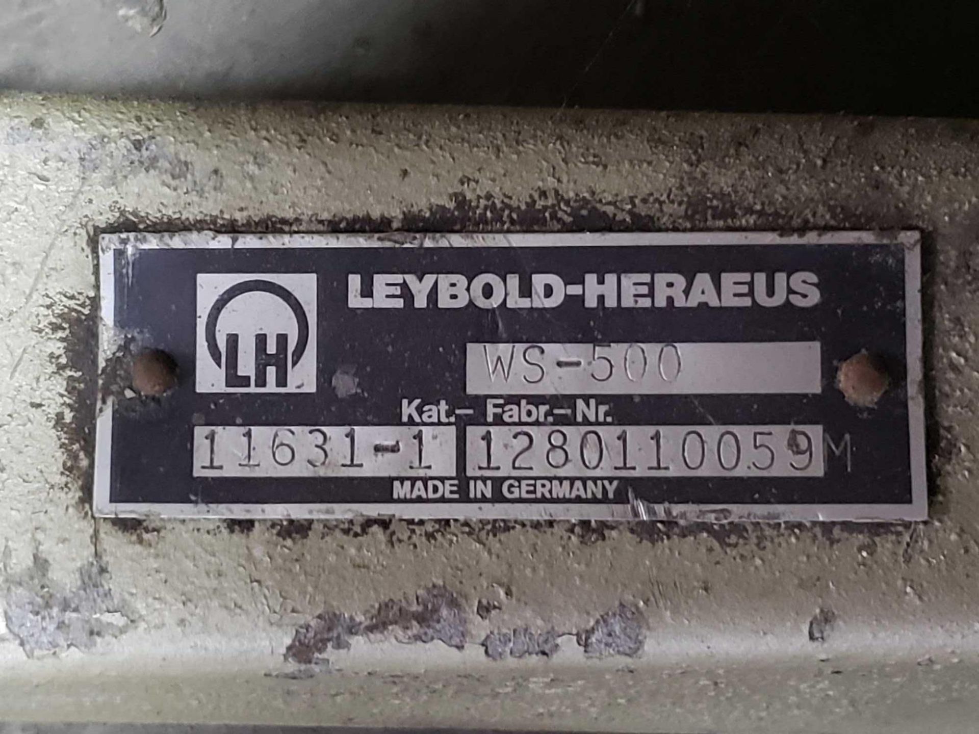 Leybold Ruvac model WS-500 blower vacuum pump. - Image 2 of 2