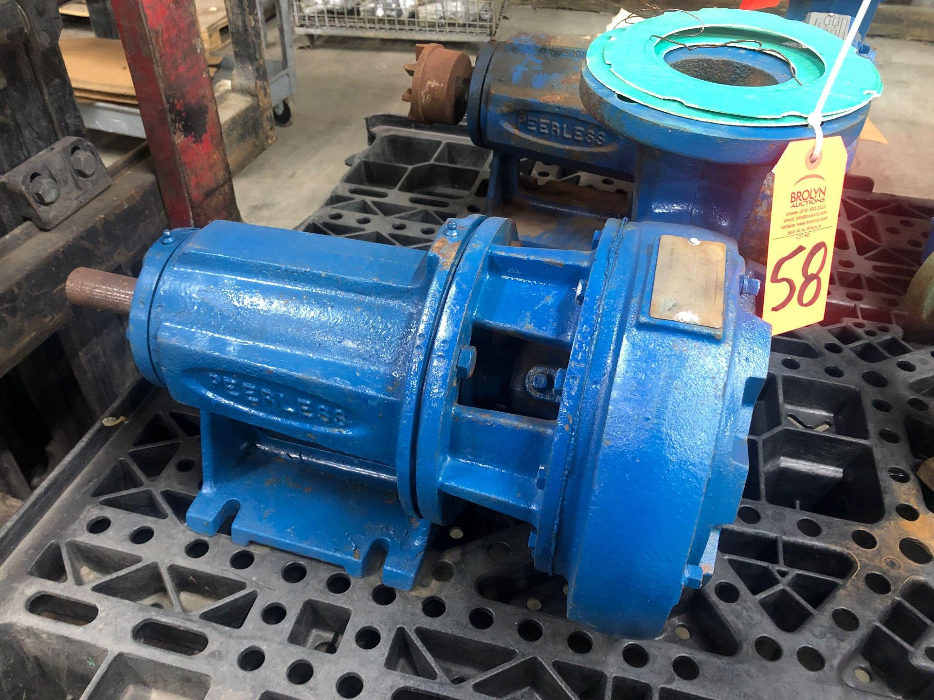 Sterling Peerless pump model F2-830A. Appears to be refurbished.