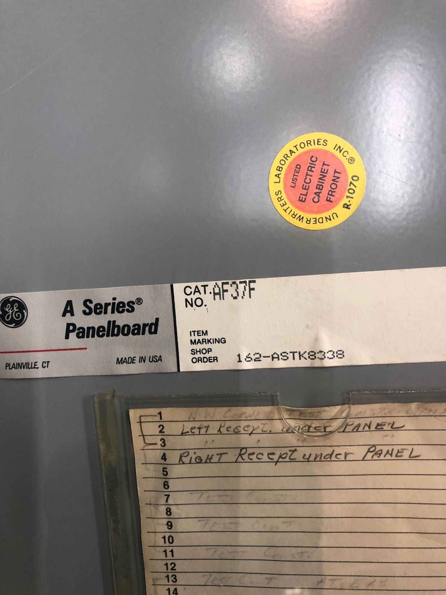 Qty 2 - GE type NLAB breaker box. 150amp, 3 phase, and A Series catalog AF37F. - Image 3 of 3