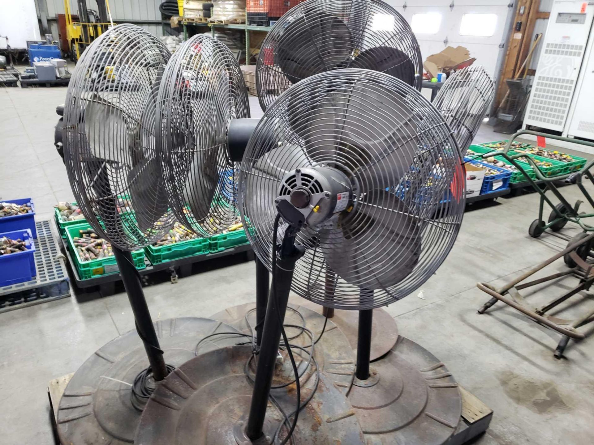 Qty 5 - Assorted shop fans. - Image 2 of 2