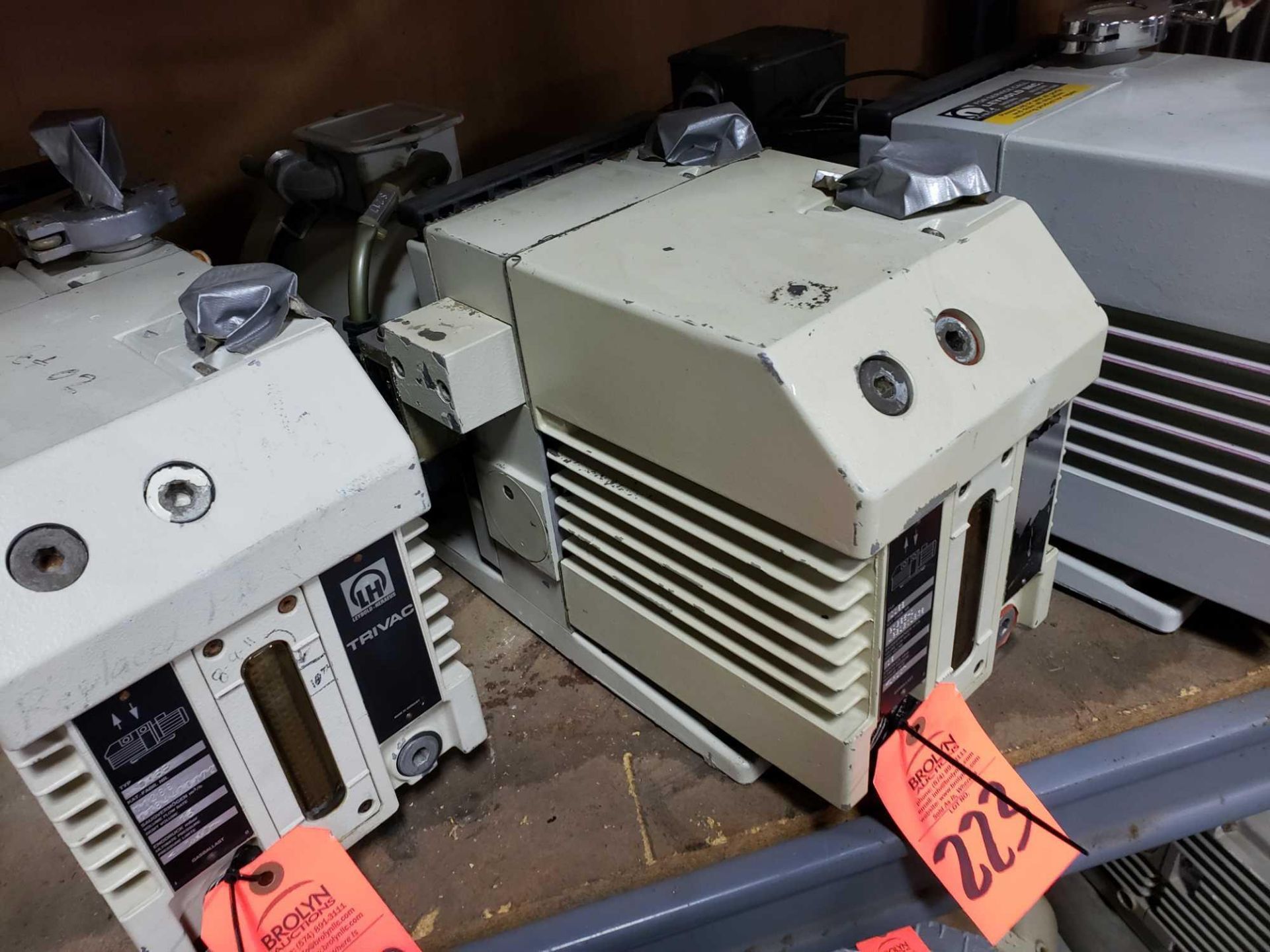 Leybold Trivac Model D16B vacuum pump.