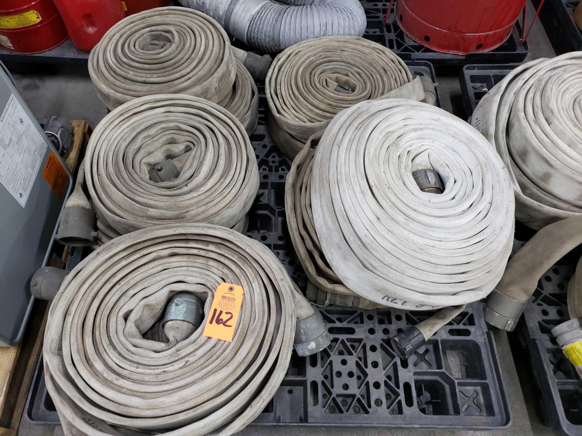 Large qty of fire hose.