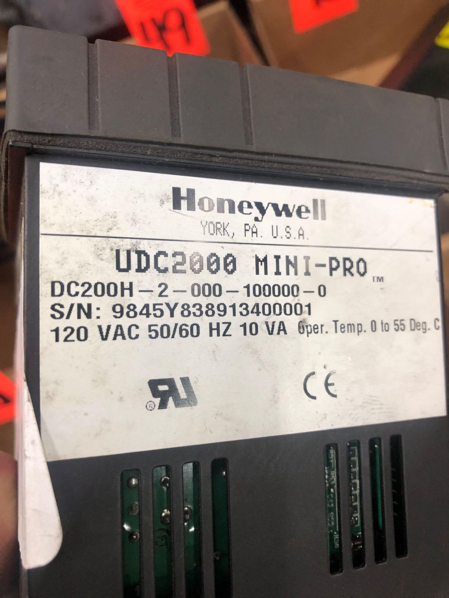 Qty 3 - assorted Honeywell UDC controllers. - Image 2 of 4