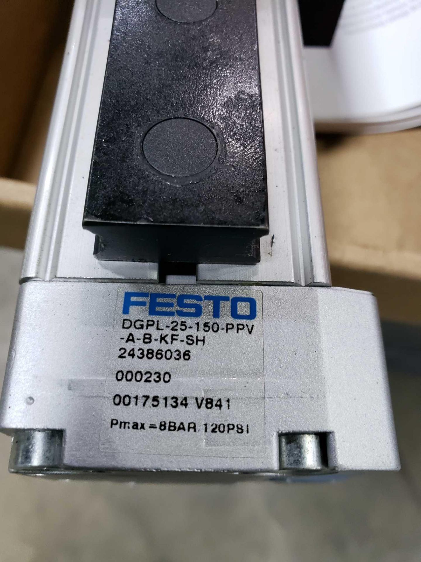 Festo model DGPL-25-150-PPV pneumatic actuator. New as pictured. - Image 2 of 2