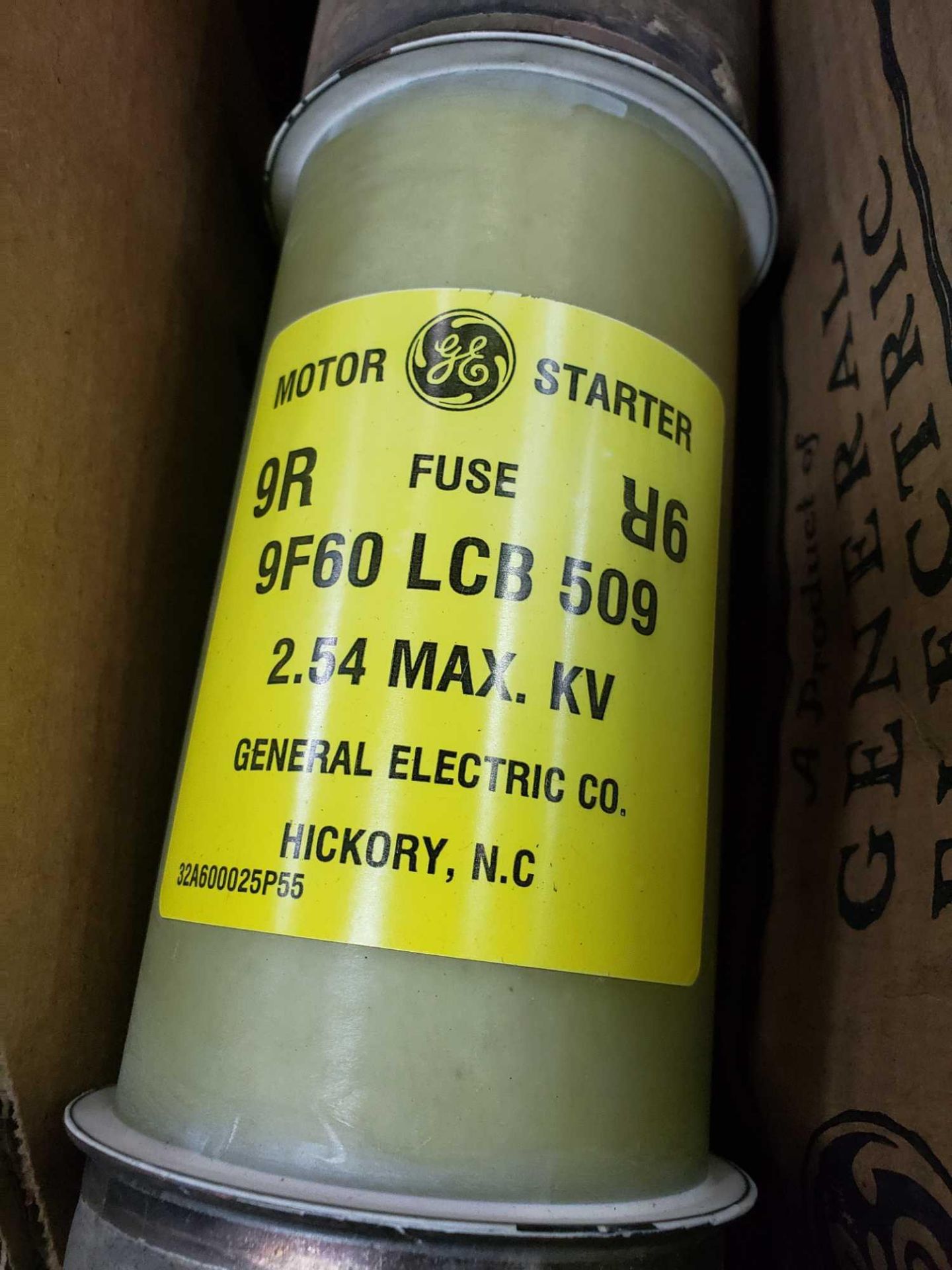GE motor starter fuse. Model 9F60-LCB-509. New in distressed box. - Image 2 of 2