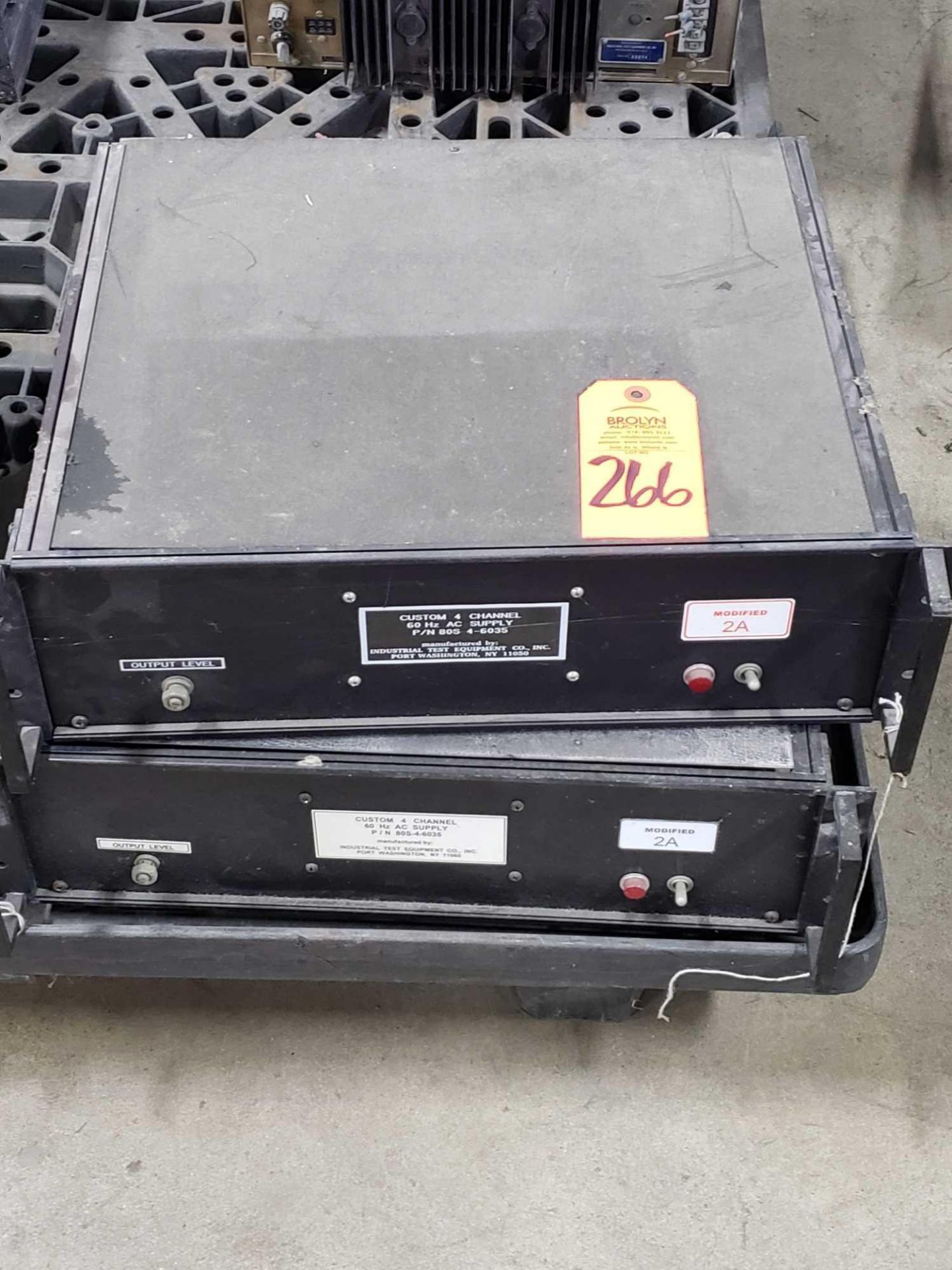 Qty 2 - Industrial Test Equipment model 80S-4-6035 power supplies.