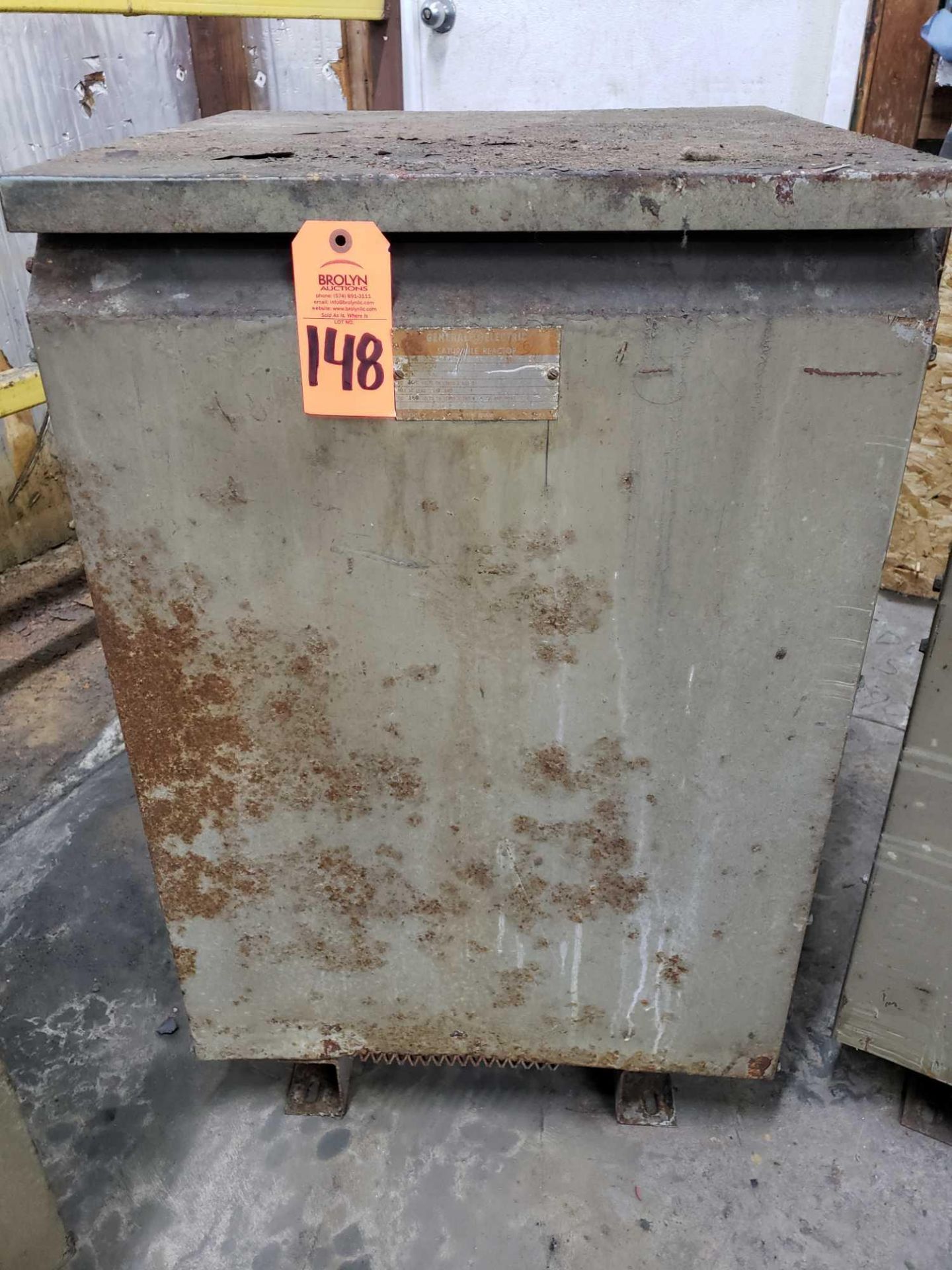 GE 60kVa transformer model 9T27Y5173, 460v, 3 phase, primary.