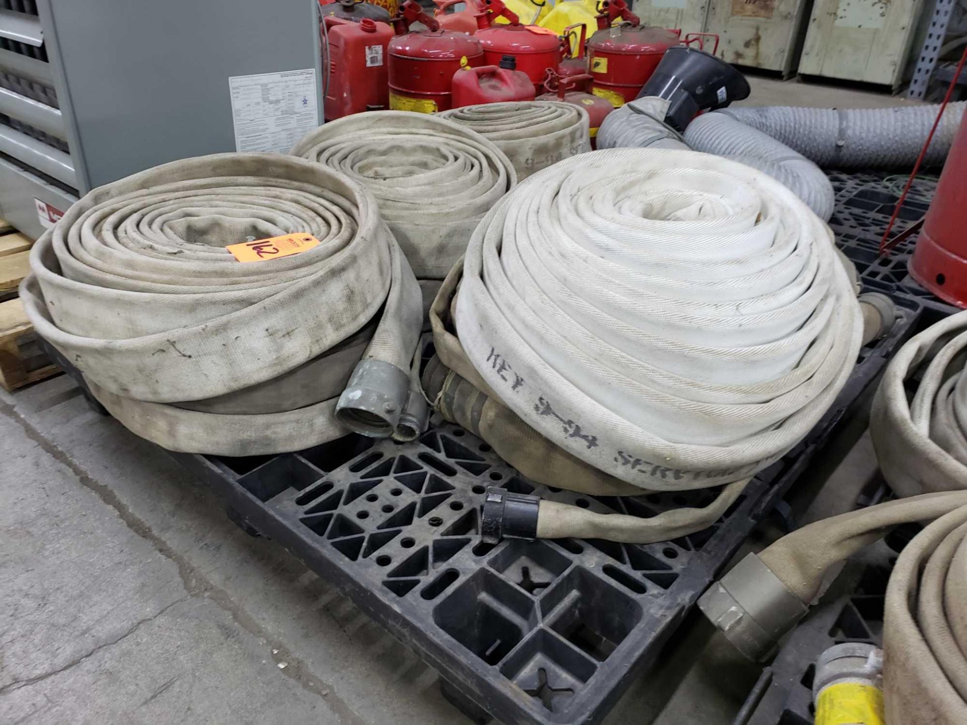 Large qty of fire hose. - Image 2 of 3