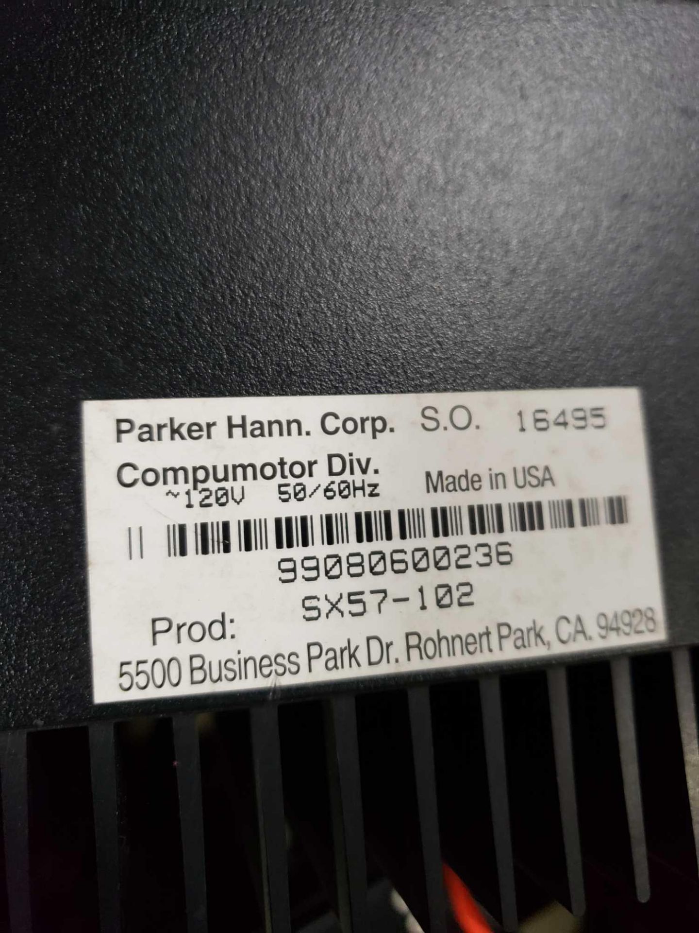 Parker Compumotor drive model SX57-102. - Image 2 of 2