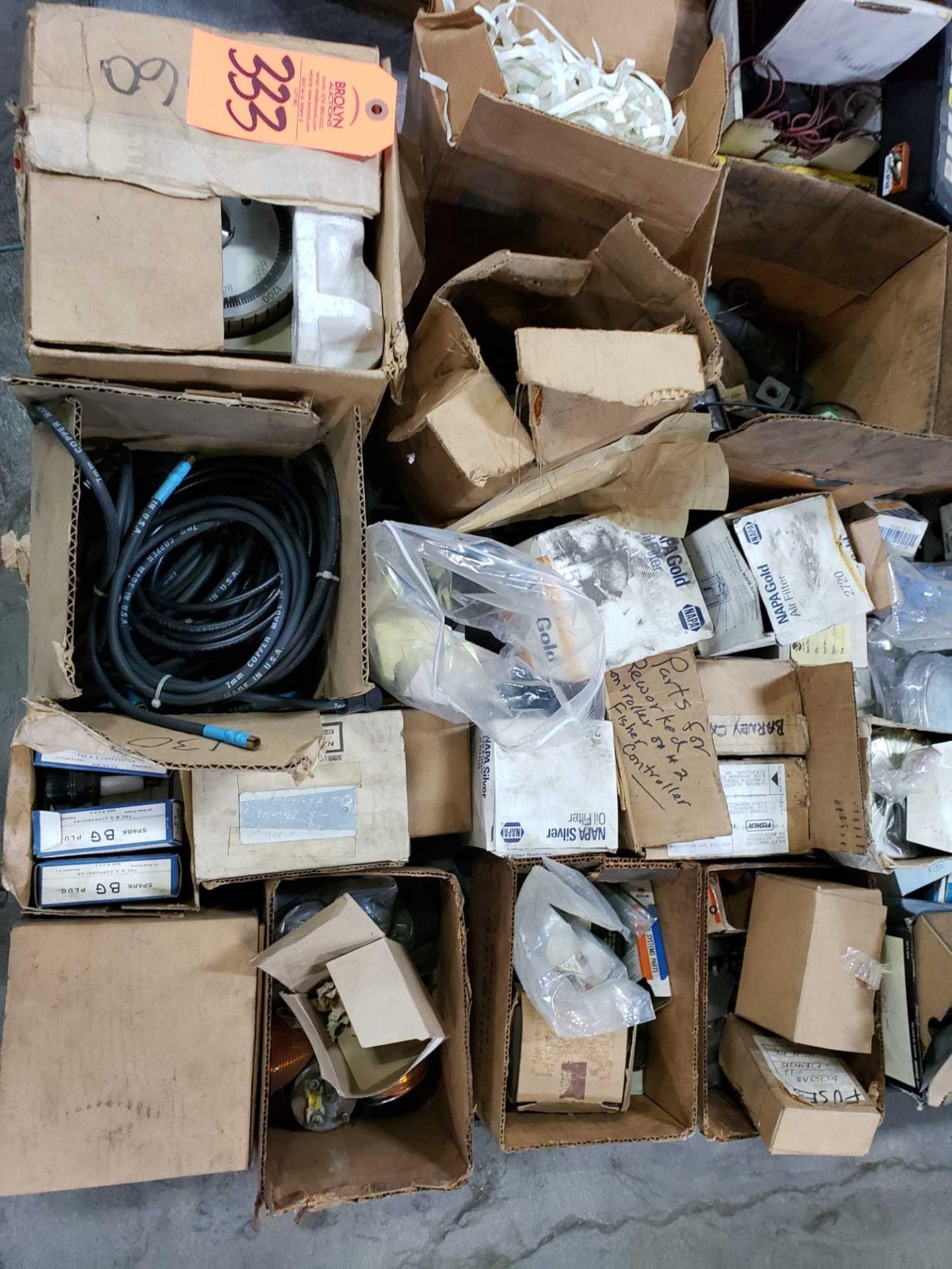 Pallet of assorted repair parts and electrical. - Image 6 of 7