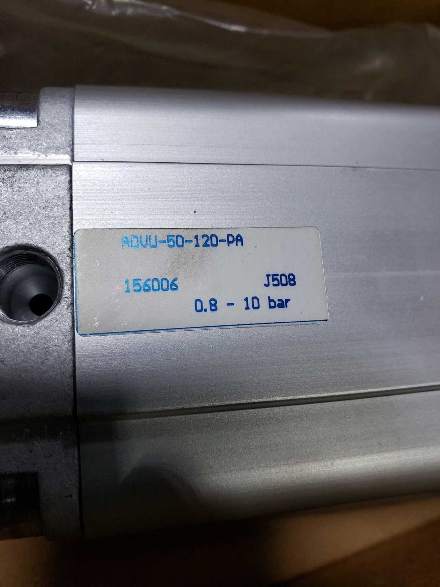 Festo model ADVU-50-120-PA cylinder. New with minor wear and markings as pictured. - Image 3 of 3