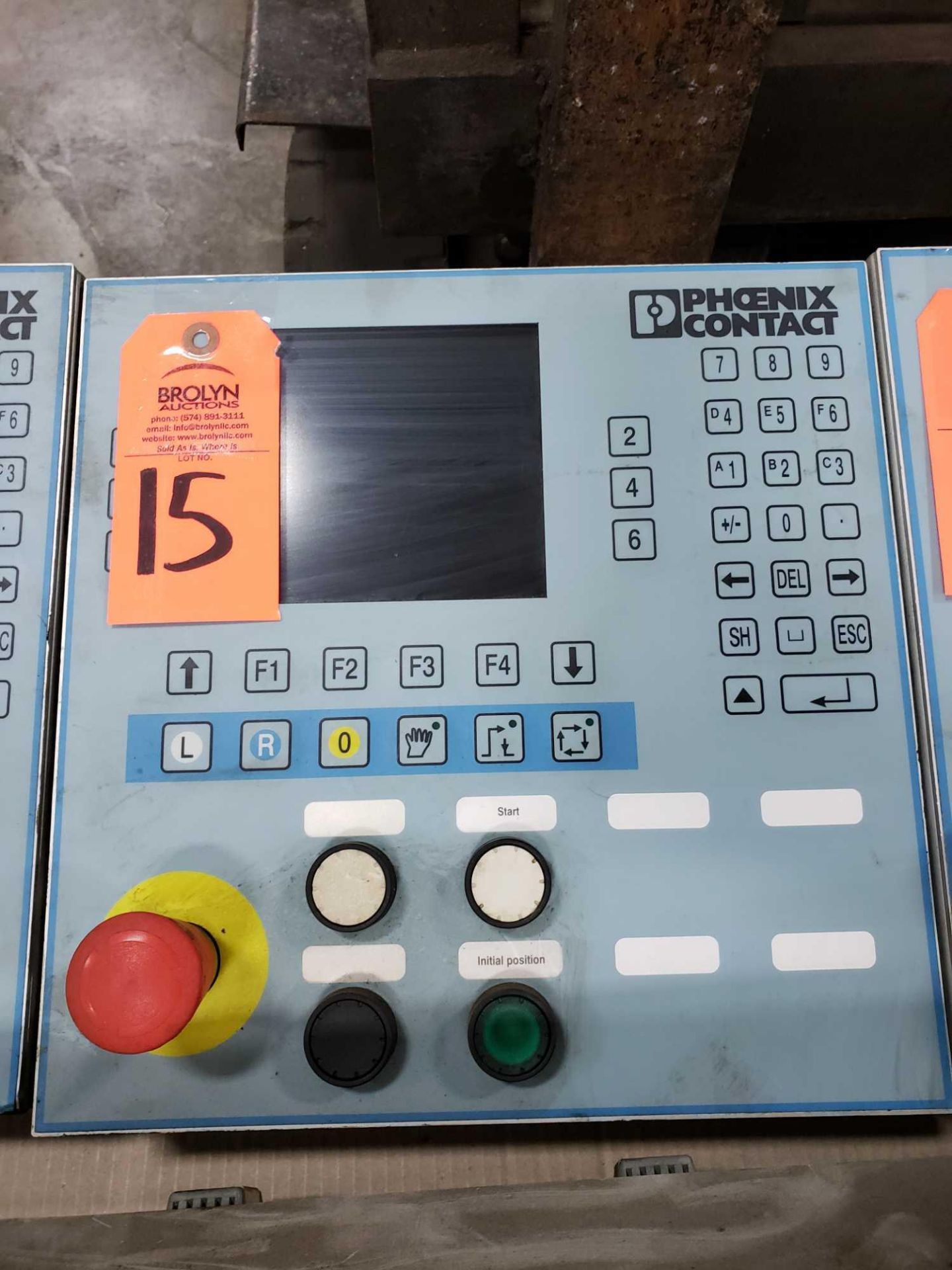 Phoenix Contact Interbus Mode IBS-IP-ODP-2 operator display panel.