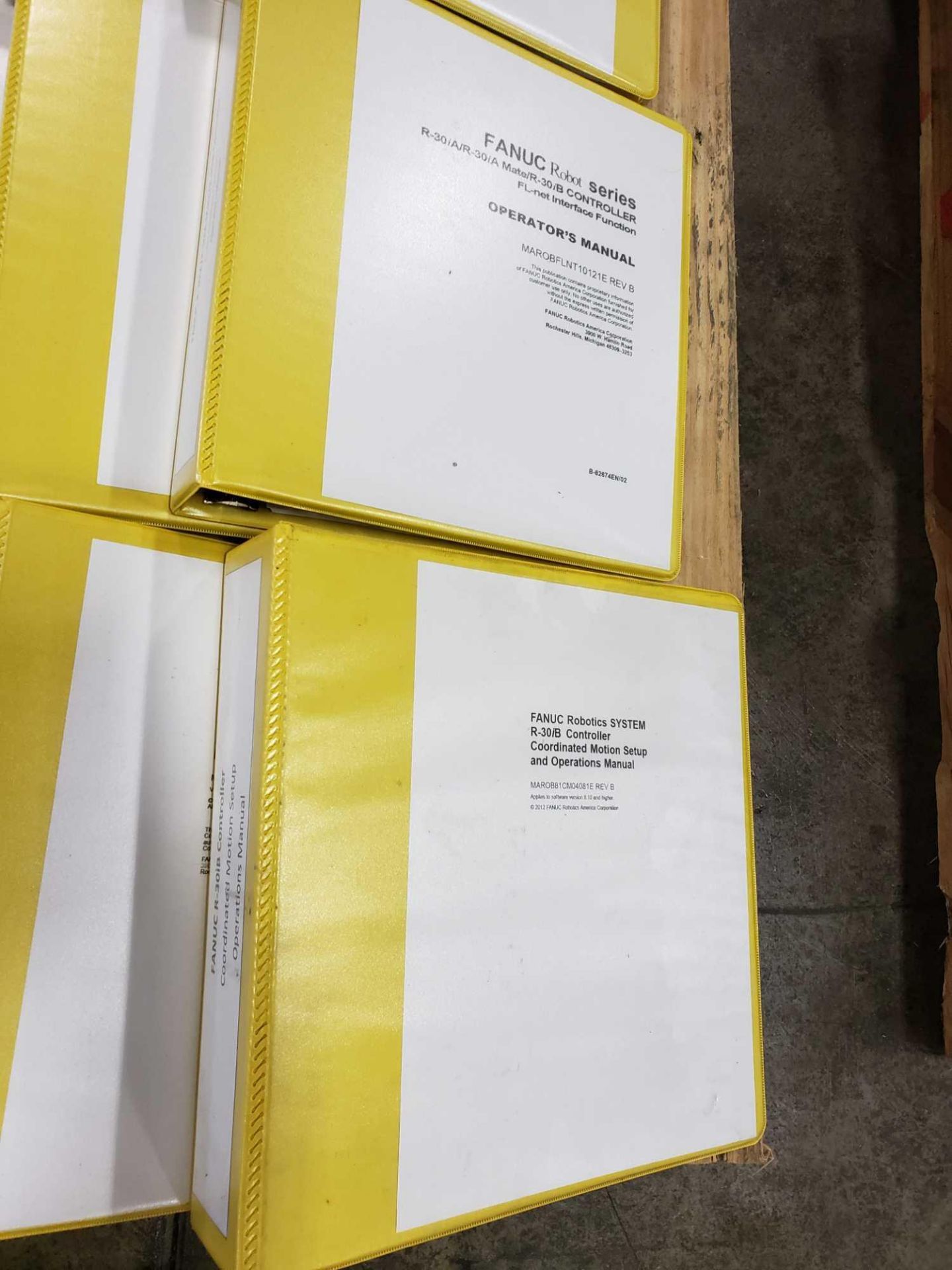 Pallet of assorted Fanuc manuals. - Image 2 of 3