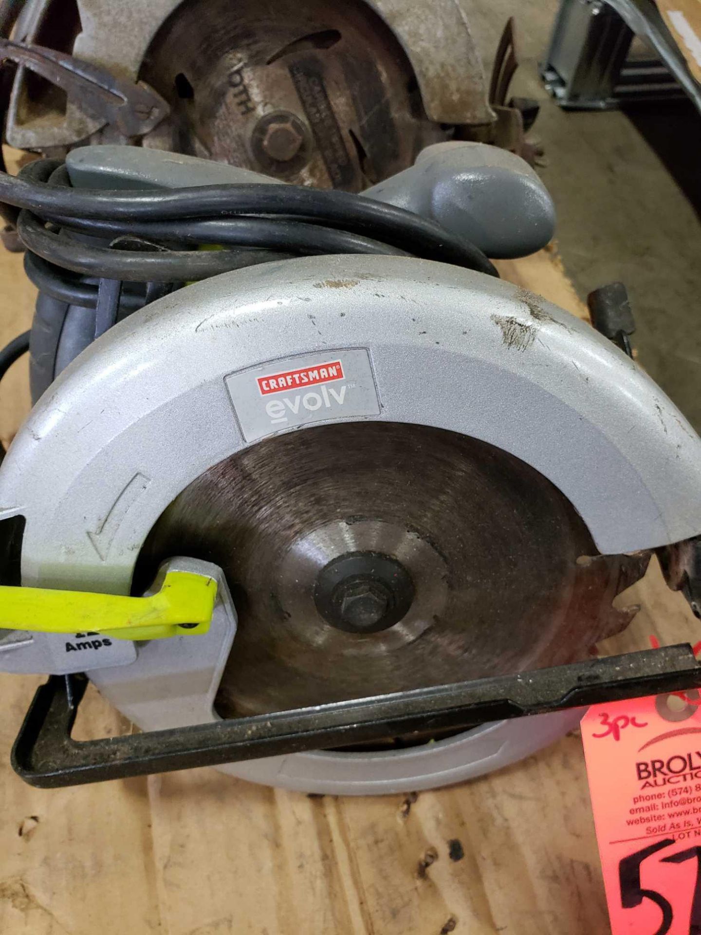 Qty 3 - Assorted circular saws. - Image 3 of 3