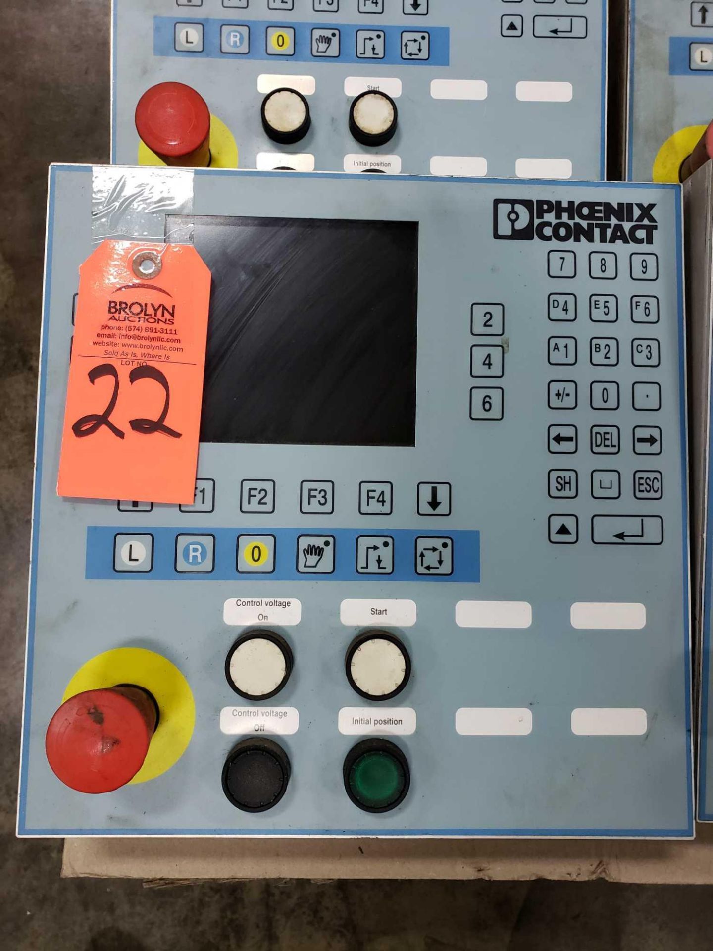 Phoenix Contact Interbus Mode IBS-IP-ODP-2 operator display panel.