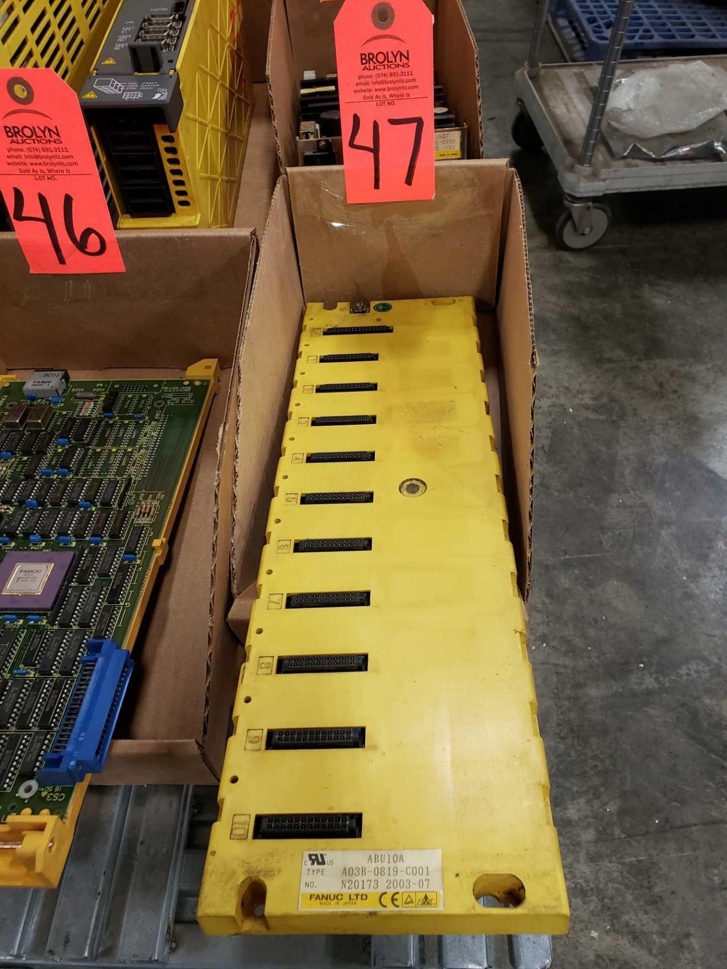 Fanuc A03B-0819-C001 backplane.