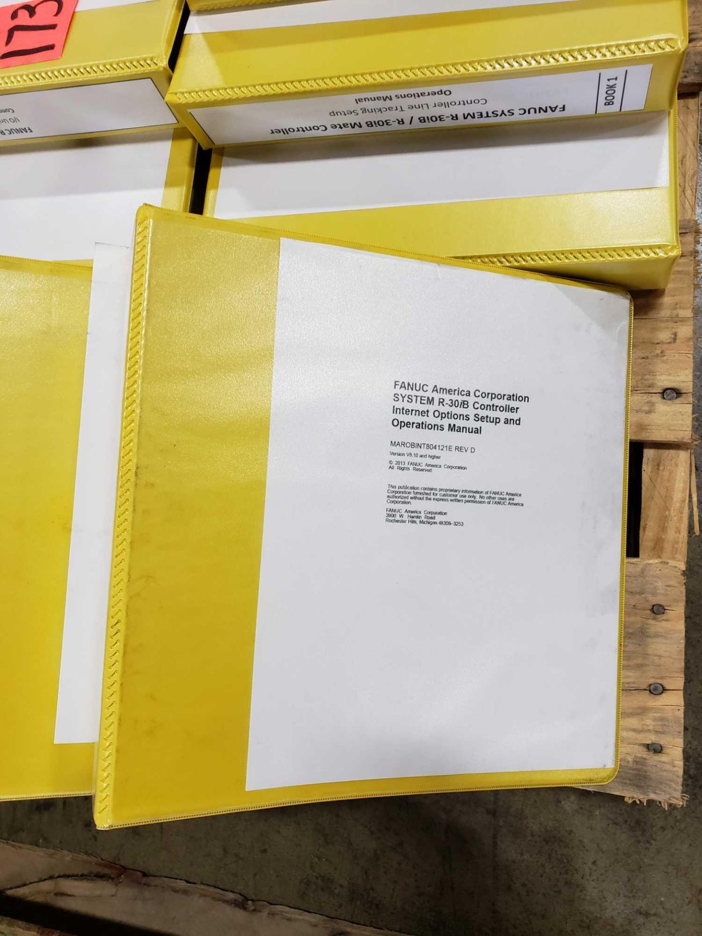 Pallet of assorted Fanuc manuals. - Image 3 of 3