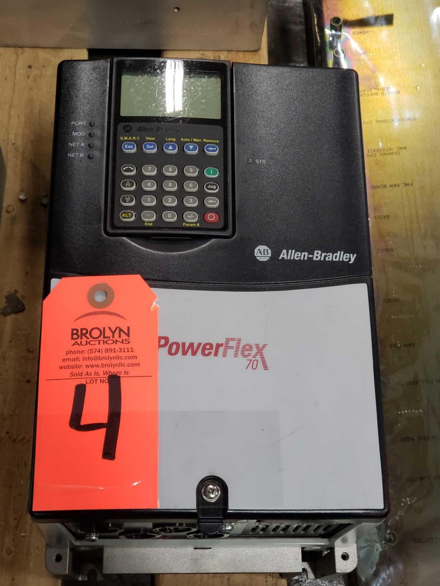 Allen Bradley Powerflex 70 drive. Catalog number 20A-D-011-A-3-AYNANC0.