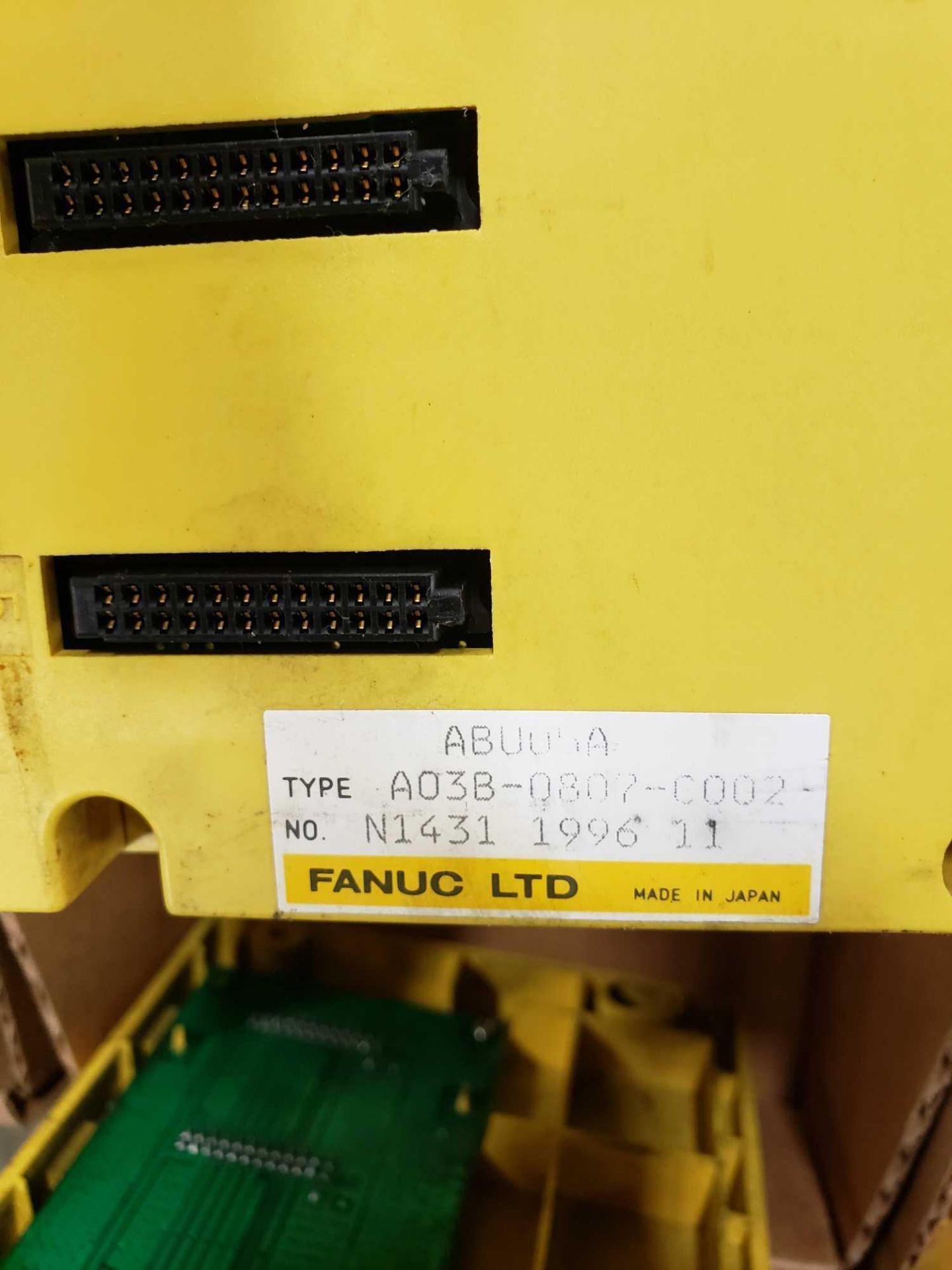 Qty 5 - Fanuc model A03B-0807-C002 plc backplane units. - Image 2 of 2