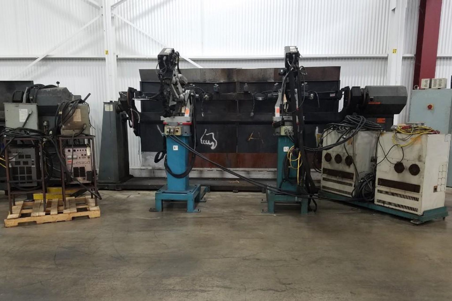 **Located in Brook Park, OH** Motoman ArcWorld 6200 dual robotic welding cell.