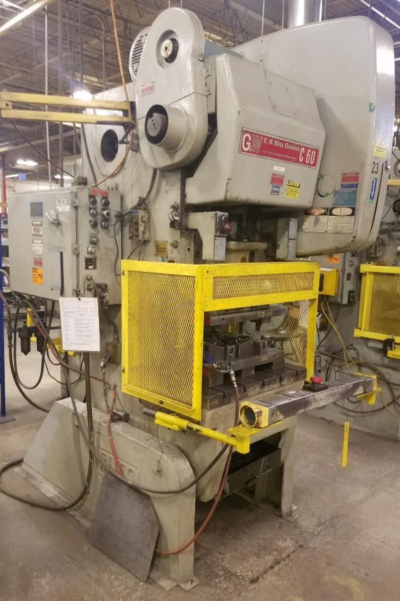 **Located in Brook Park, OH** 60 ton Bliss C-60 OBI type mechanical press with air clutch. - Image 2 of 2